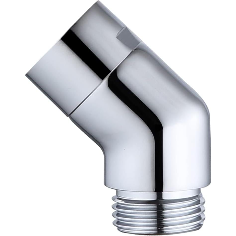Adaptador de codo para ducha LUOFANT 135° cromado
