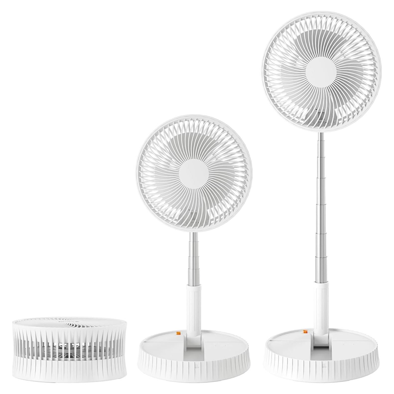 Ventilador Portátil Plegable iHoomTech HF2106 7" Recargable