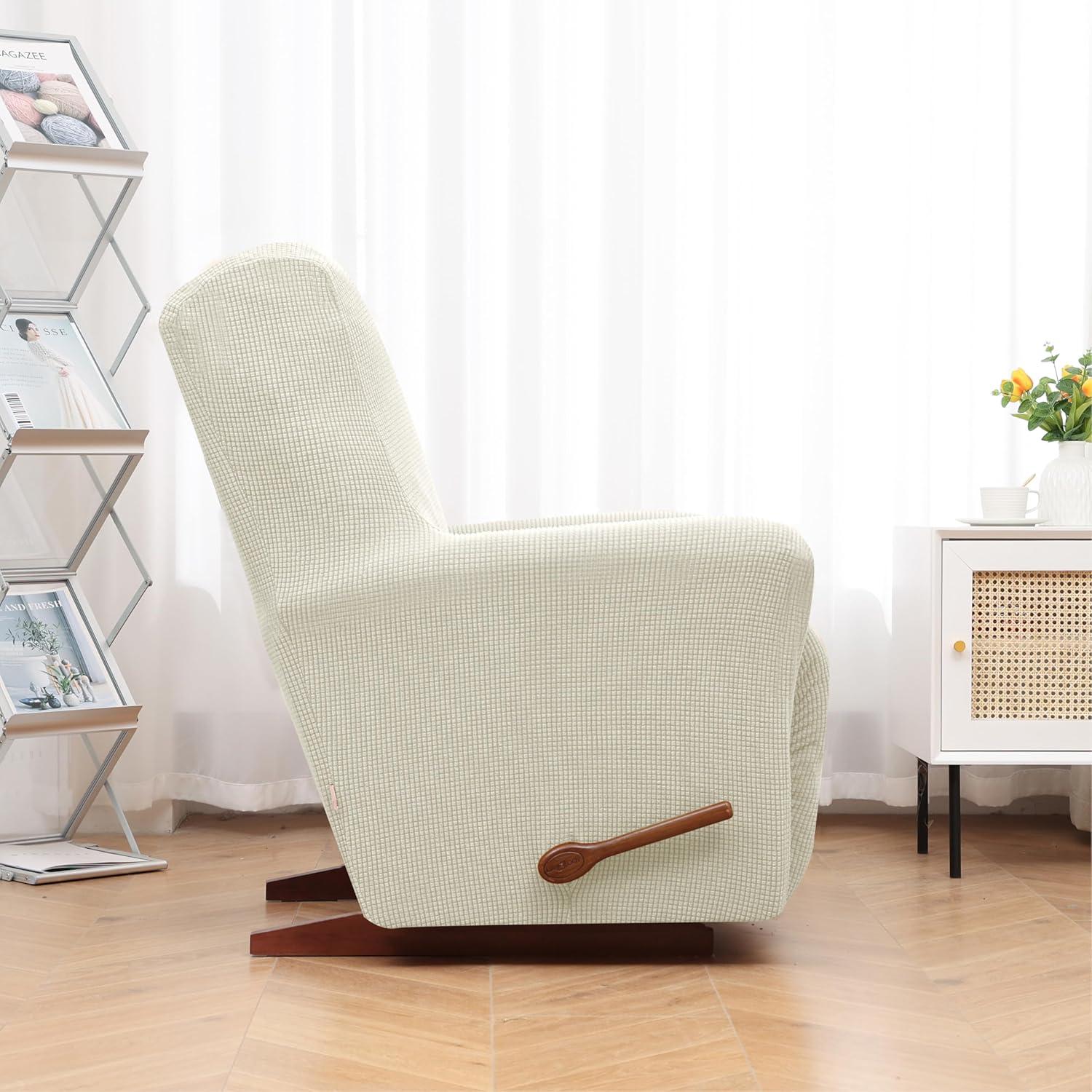 Funda de Sillón Reclinable KEKUOU Beige Elástica 61-94 cm