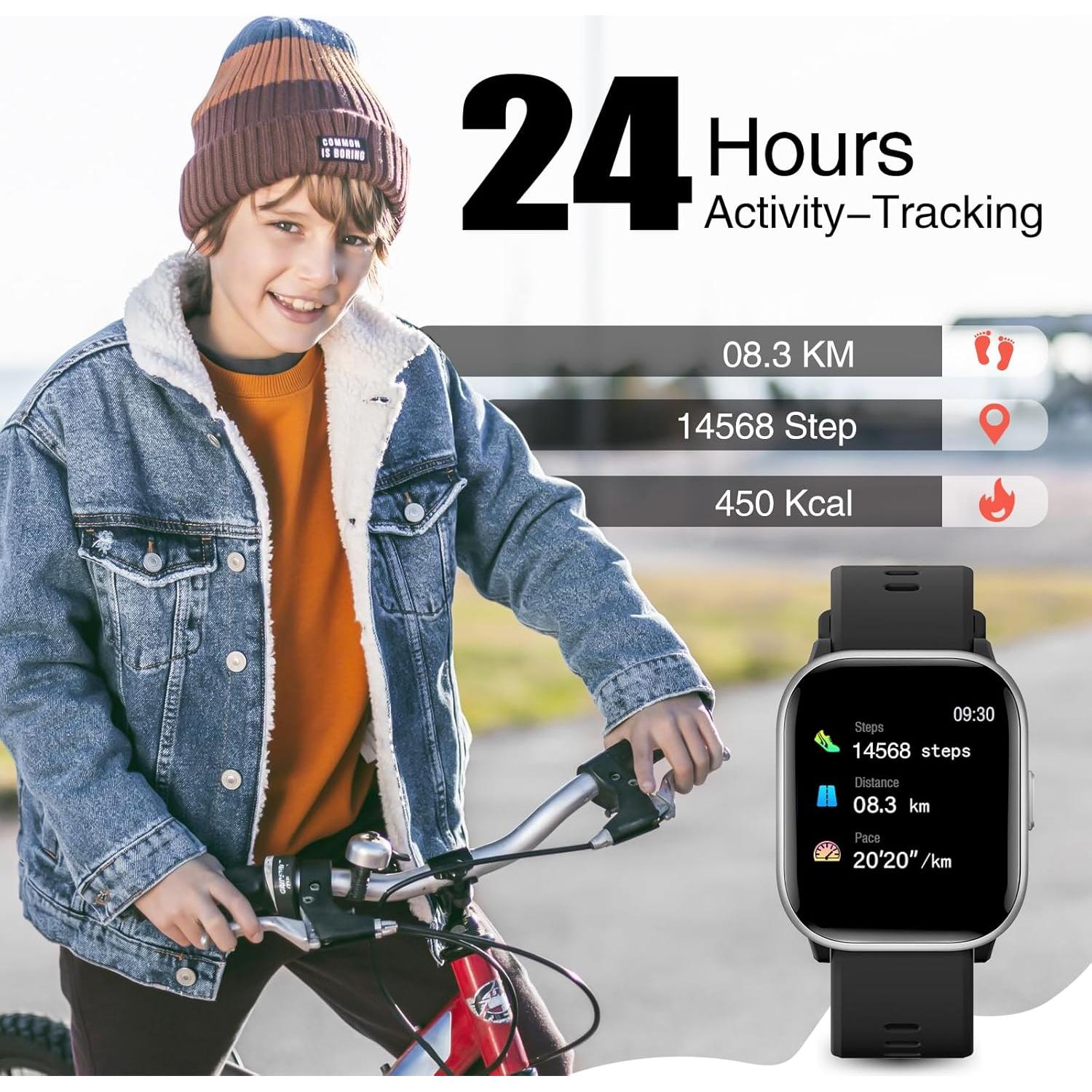 Reloj Inteligente para Niños Meoonley IP68 Impermeable 19 Modos