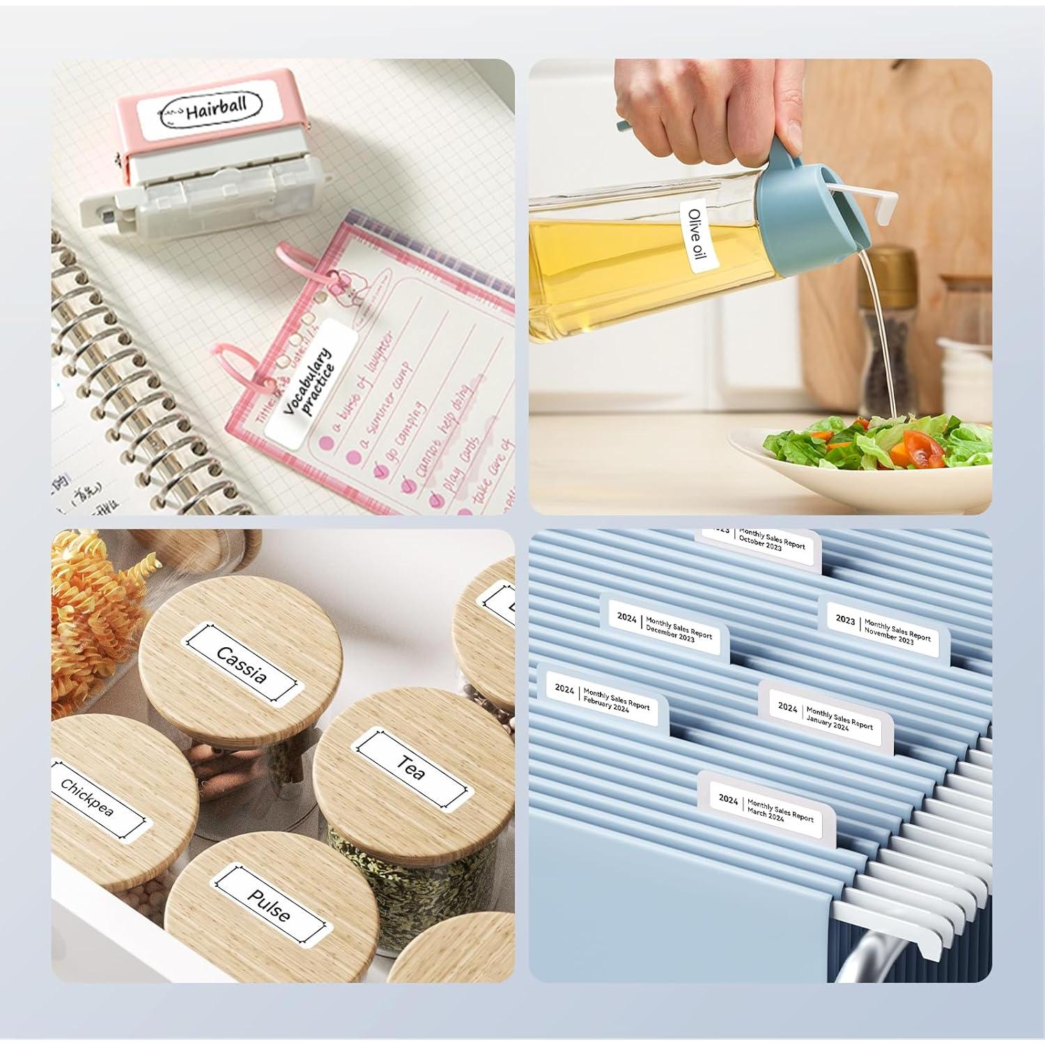 Cinta de Etiquetas NIIMBOT D11 - 6 Rollos 12x40mm Blancas