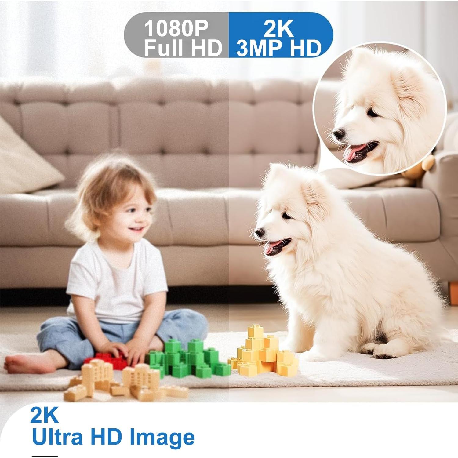 Cámara de Bombilla WiFi STLINKIO 2K HD con Visión Nocturna