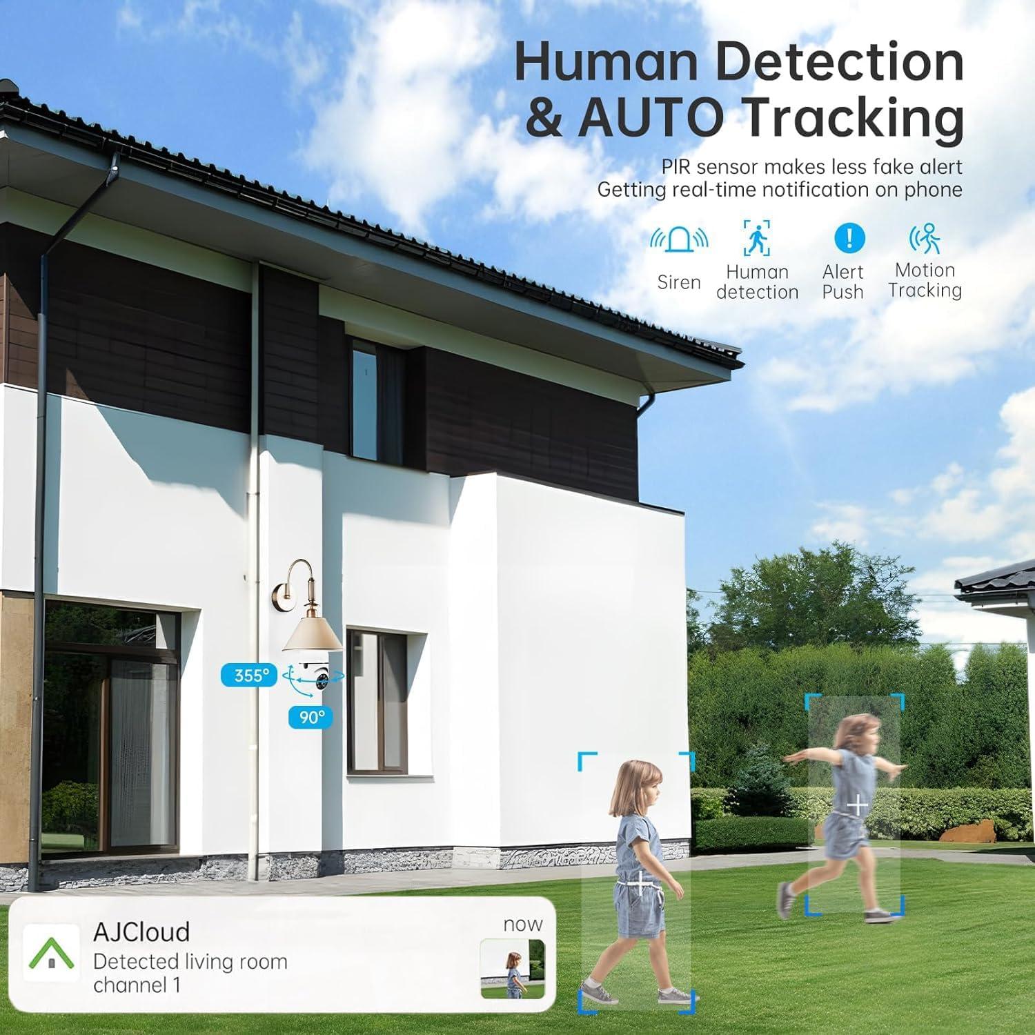 Cámara de Bombilla WiFi STLINKIO 2K HD con Visión Nocturna