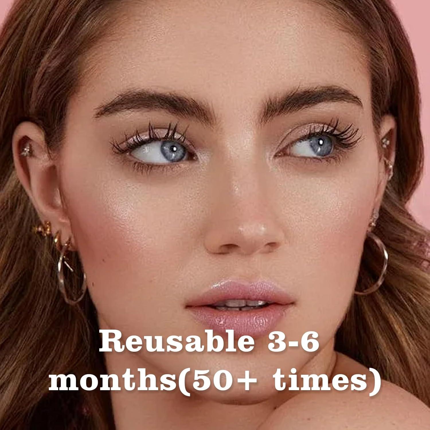 Pestañas Magnéticas Elara Craft con Aplicador - Kit Reutilizable