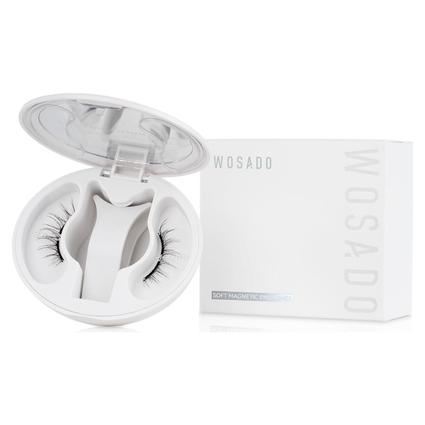 Magnetic Eyelashes with Applicator Kit, No.9 Plume Black, Reusable Magnetic Lashes without Eyeliner, Glue-free False Lashes, Waterproof, Lightweight, Suit for Natural Makeup