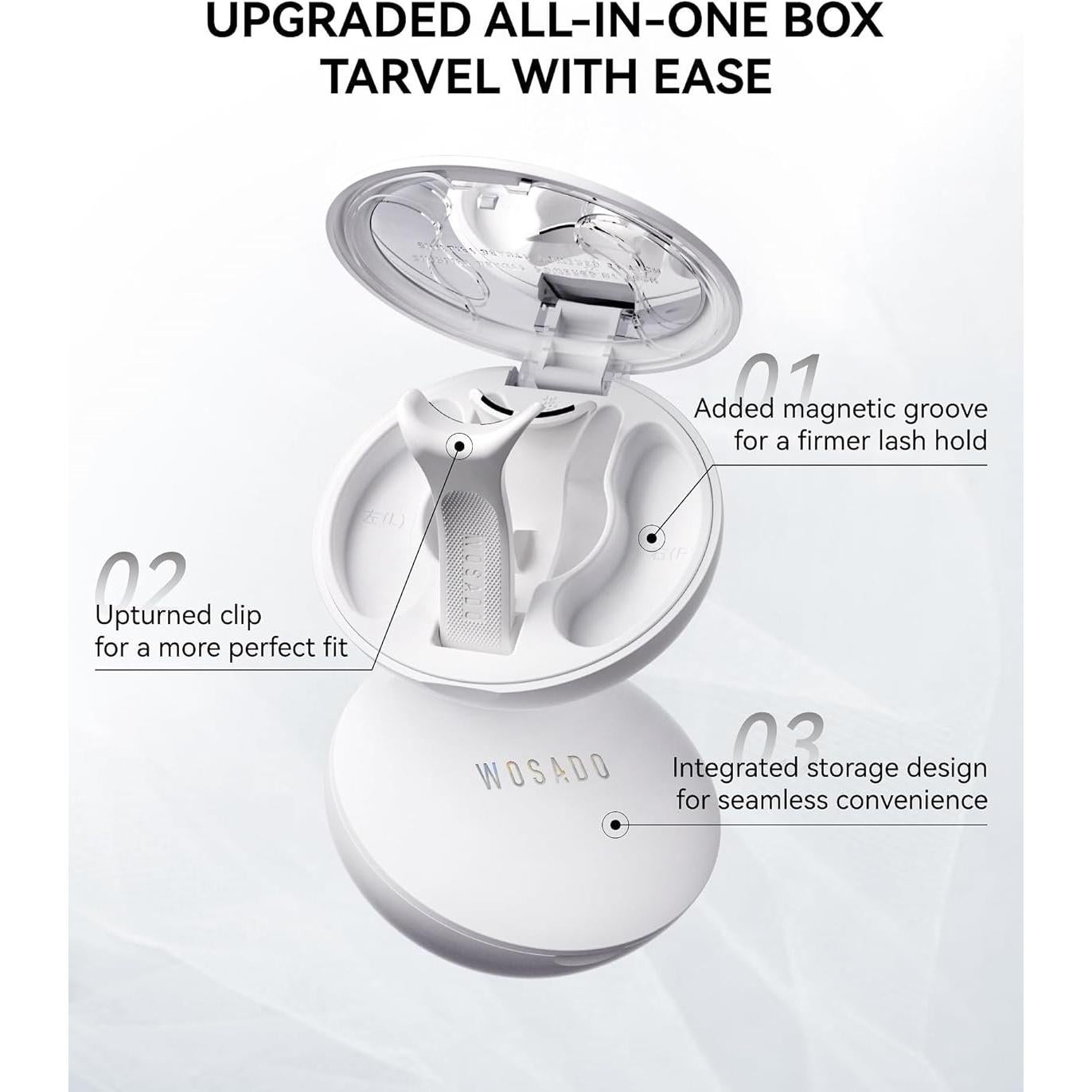 Magnetic Eyelashes with Applicator Kit, No.9 Plume Black, Reusable Magnetic Lashes without Eyeliner, Glue-free False Lashes, Waterproof, Lightweight, Suit for Natural Makeup