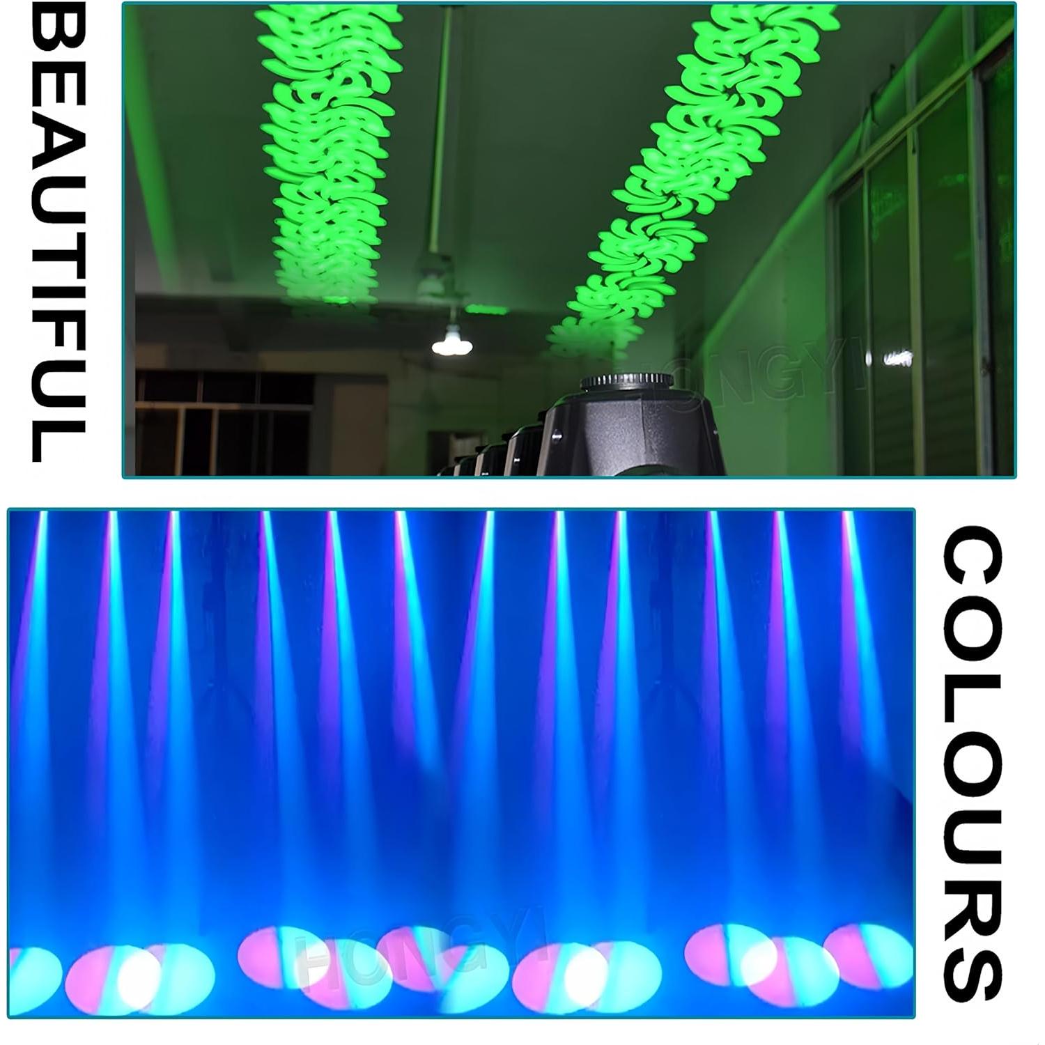 Luz de escenario LED 60W DMX 512 8 Gobos 8 Colores DJCLUB