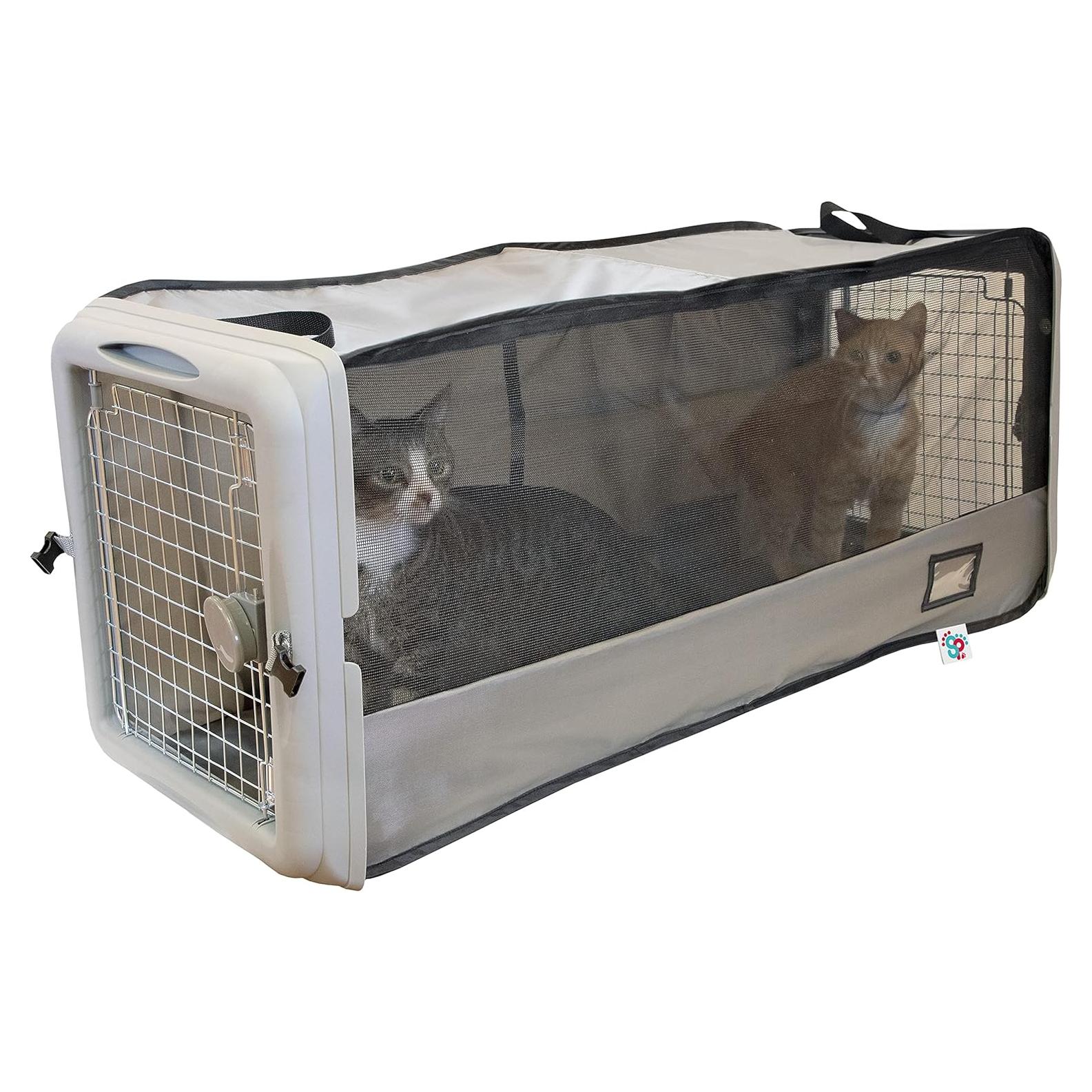 Cajón Abierto Grande SportPet para Mascotas - Jaula Portátil