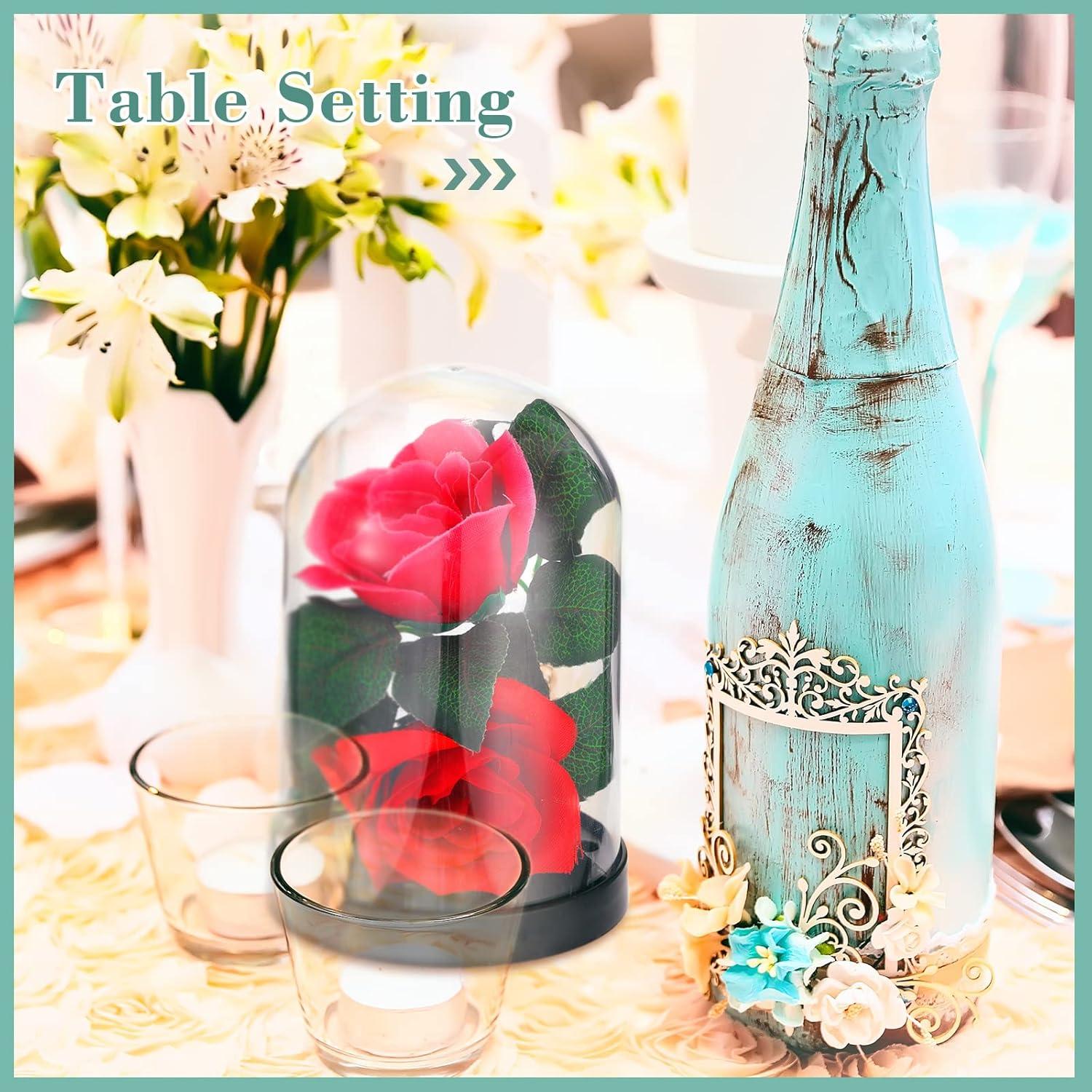 Caja de Exhibición de Plástico Zhengmy 2 Piezas Rosa 12.5x8.5cm