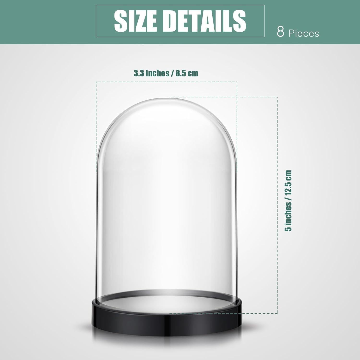 Caja de Exhibición de Plástico Zhengmy 2 Piezas Rosa 12.5x8.5cm