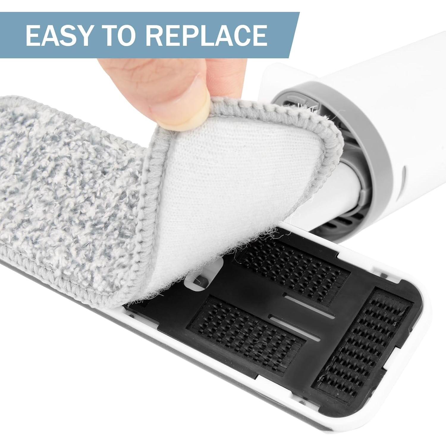 Mopa Mini Portátil GHKEJI con 4 Almohadillas de Microfibra