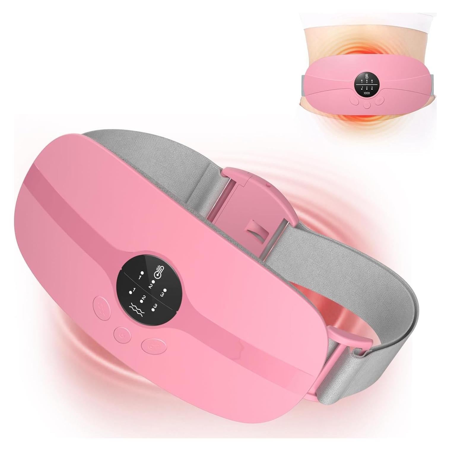 Almohadilla Térmica Inalámbrica HOTBAG Rosa para Calambres Menstruales