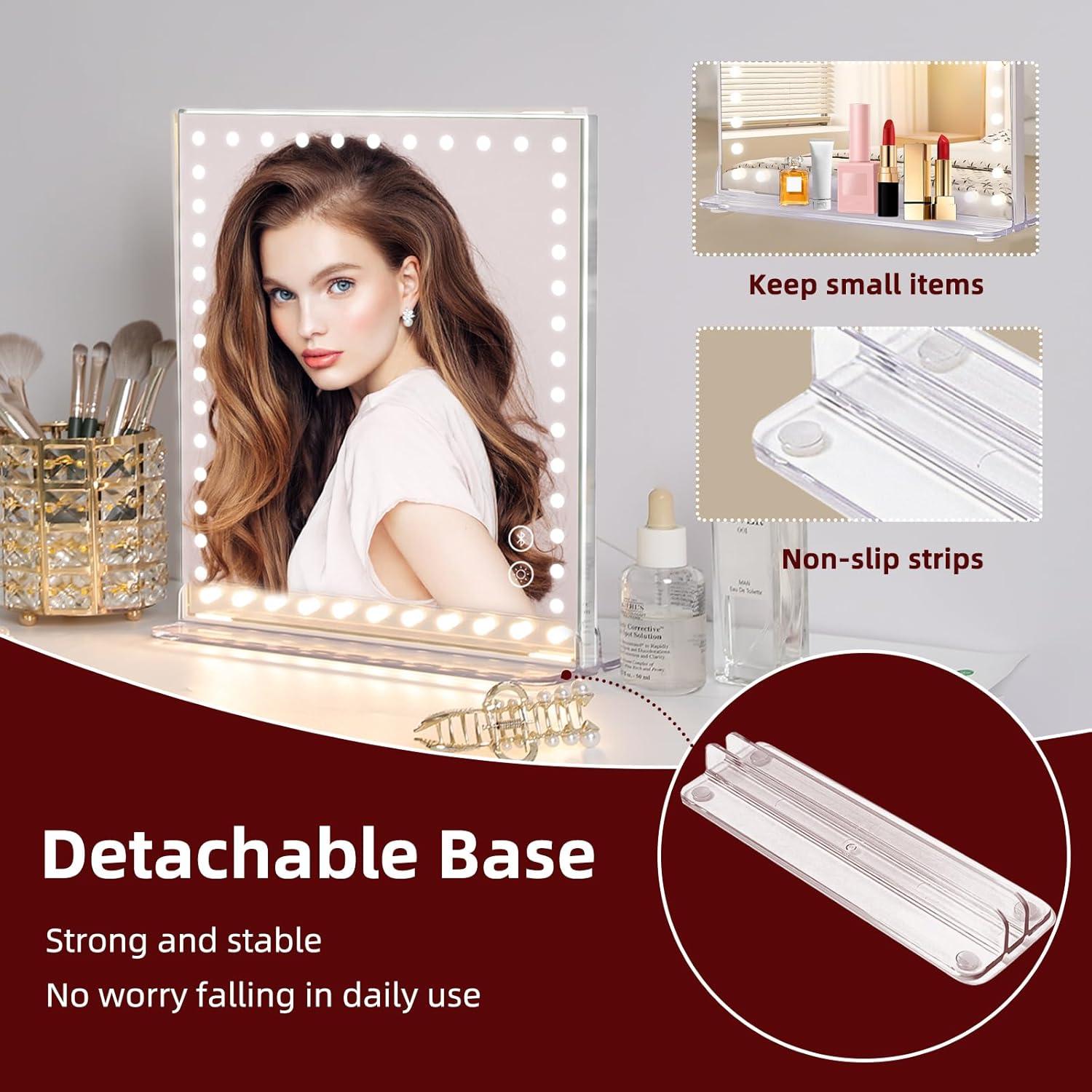 Espejo de Maquillaje VANITII LED 30.48x22.86cm 3 Modos Luz