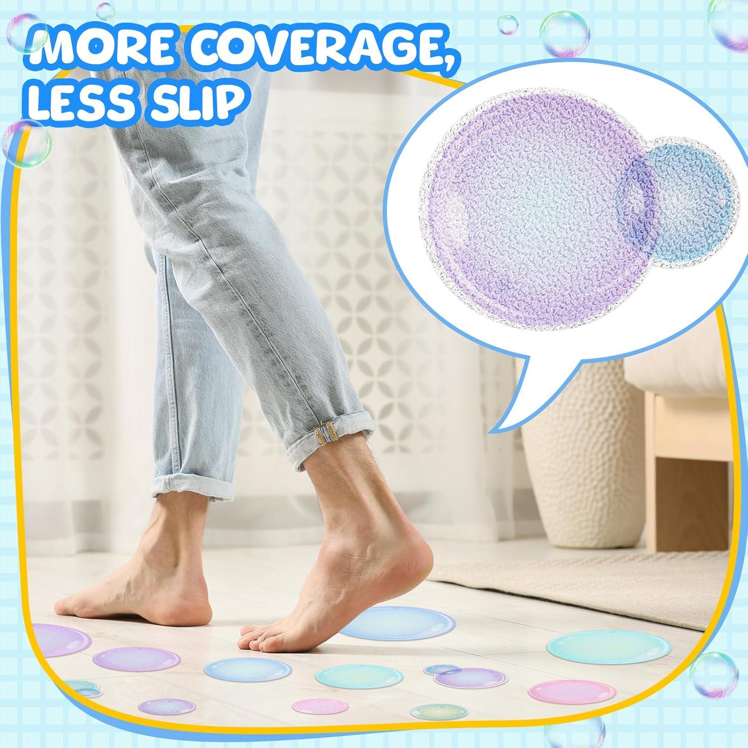 30 Calcomanías Antideslizantes Burbuja Fullhawl para Baño