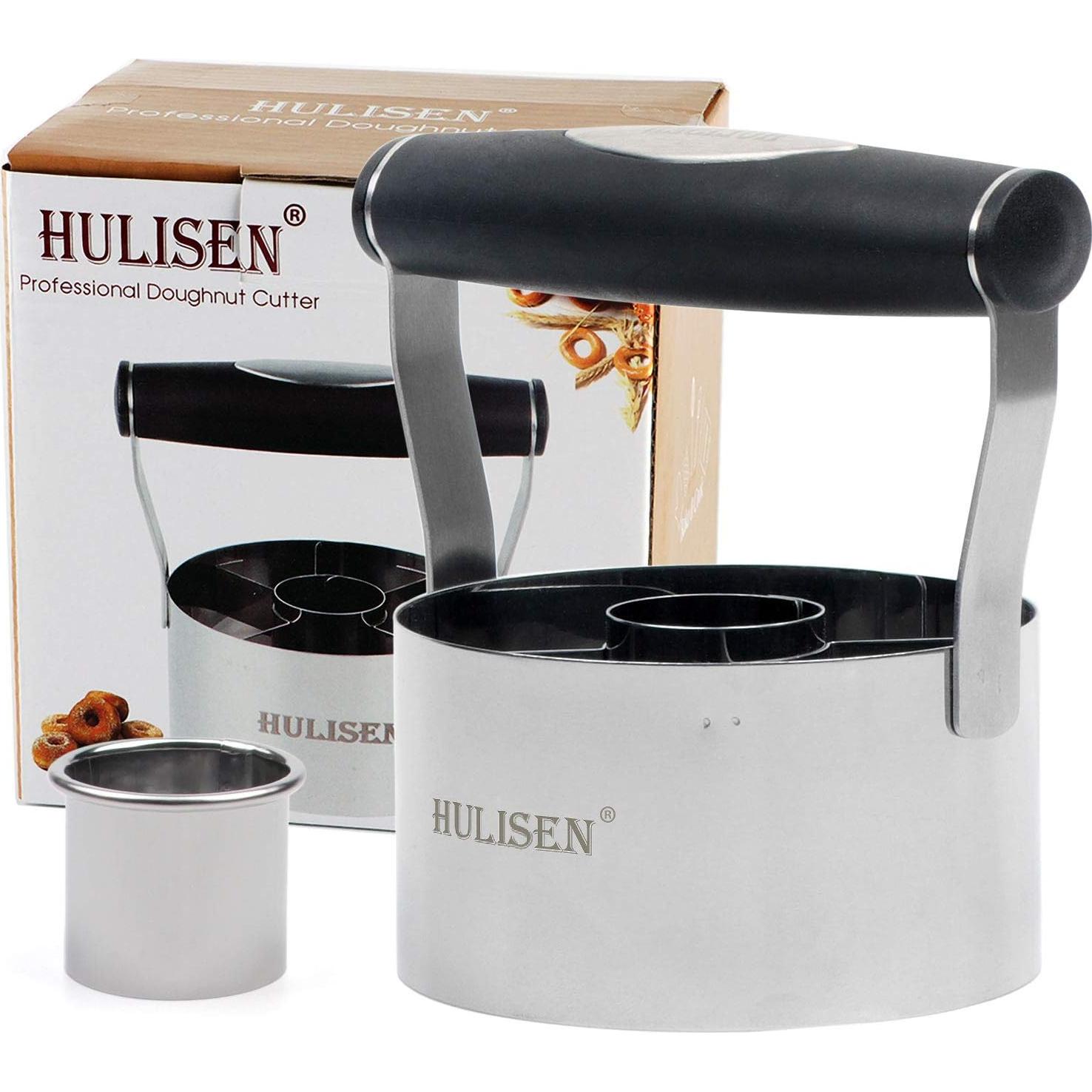 Cortador de Donas HULISEN Acero Inoxidable 8.89 cm con Mango Antideslizante