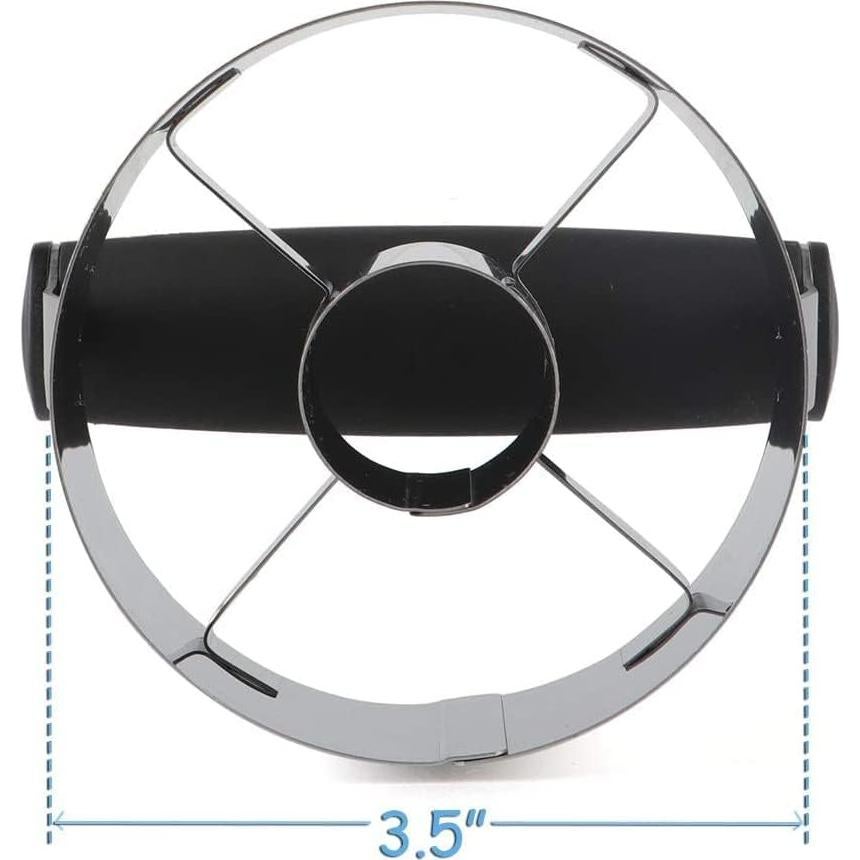 Cortador de Donas HULISEN Acero Inoxidable 8.89 cm con Mango Antideslizante