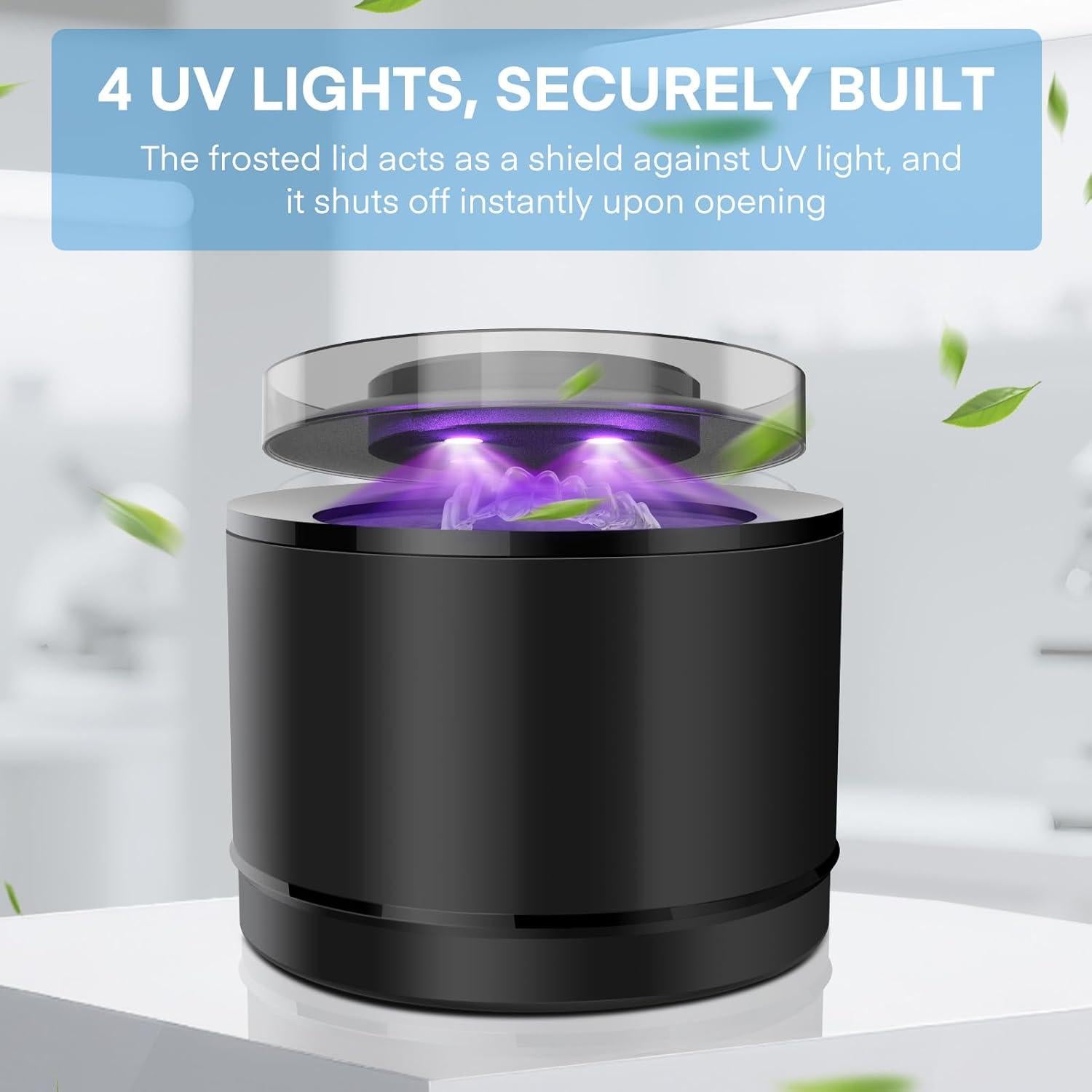 Limpiador Ultrasonido Simfree 200ML 45kHz 4 Modos Negro