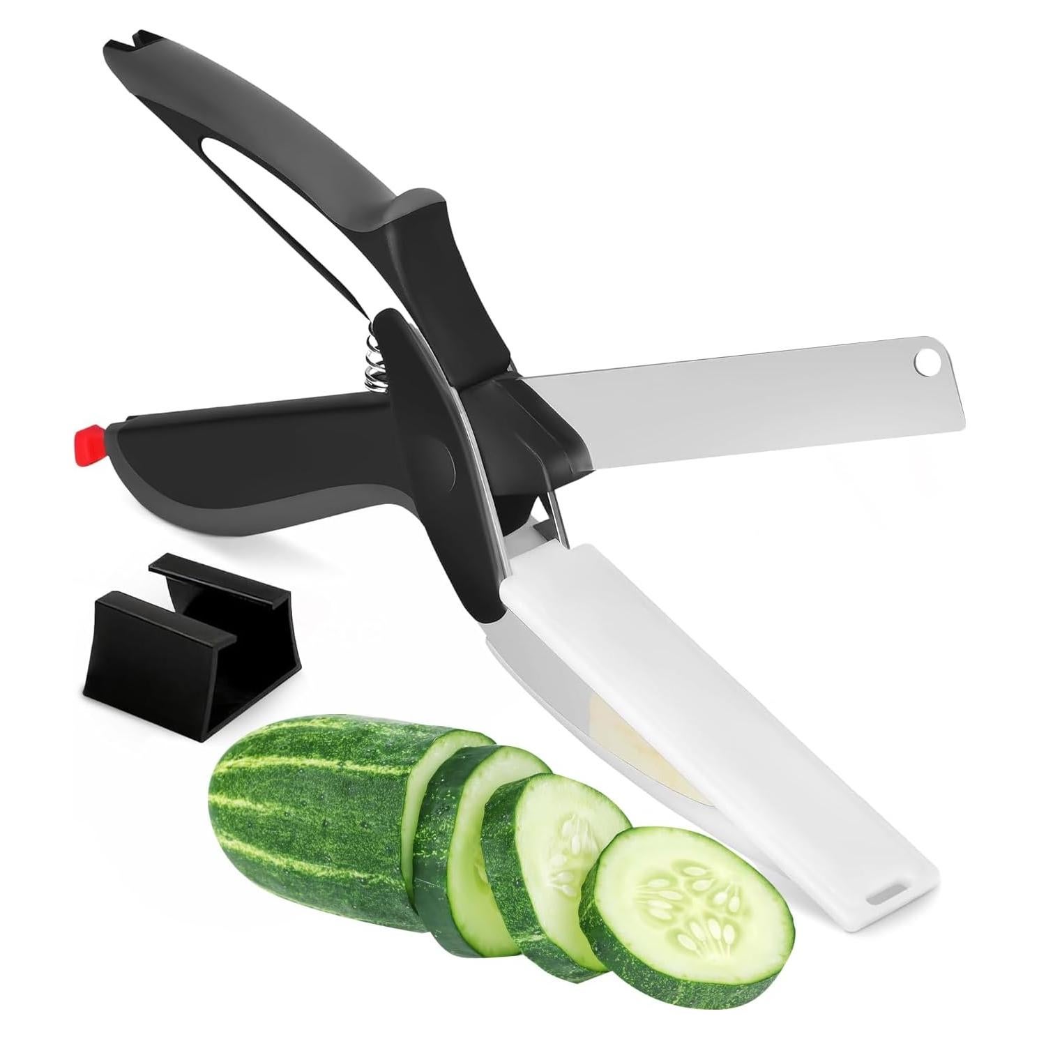 Tijeras de Cocina V TOWER 2 en 1 con Tabla de Cortar