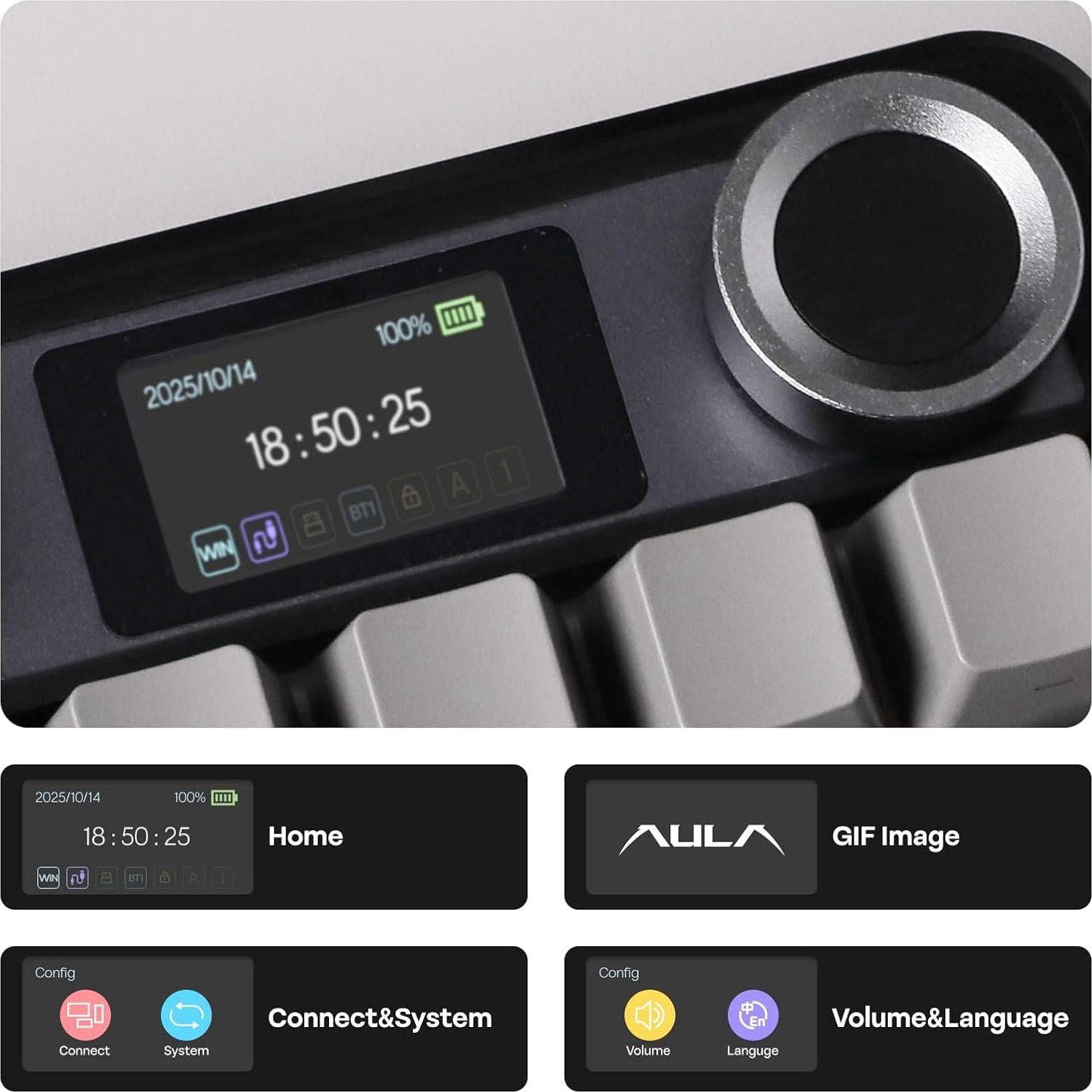 Teclado Gaming Inalámbrico EPOMAKER F108 PRO RGB 104 Teclas