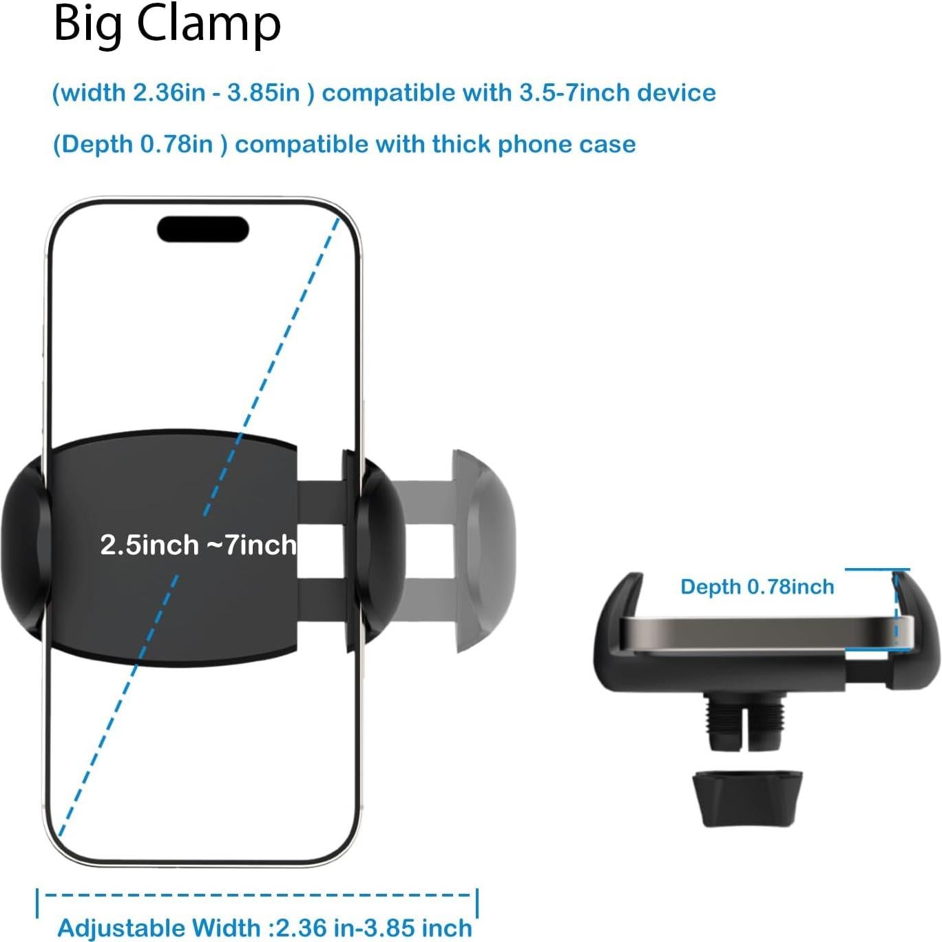 Soporte para Teléfono TONDA con Brazo Flexible 85 cm