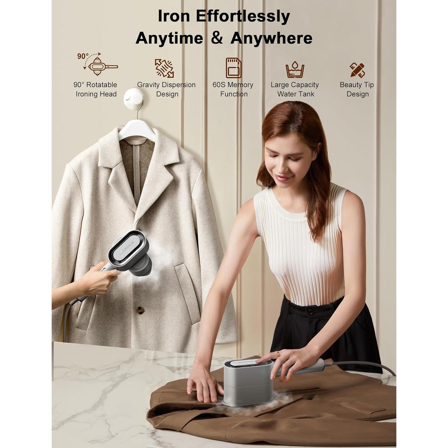 Vaporizador de Ropa KopBeau KW-GT02 1000W 90ml Gris