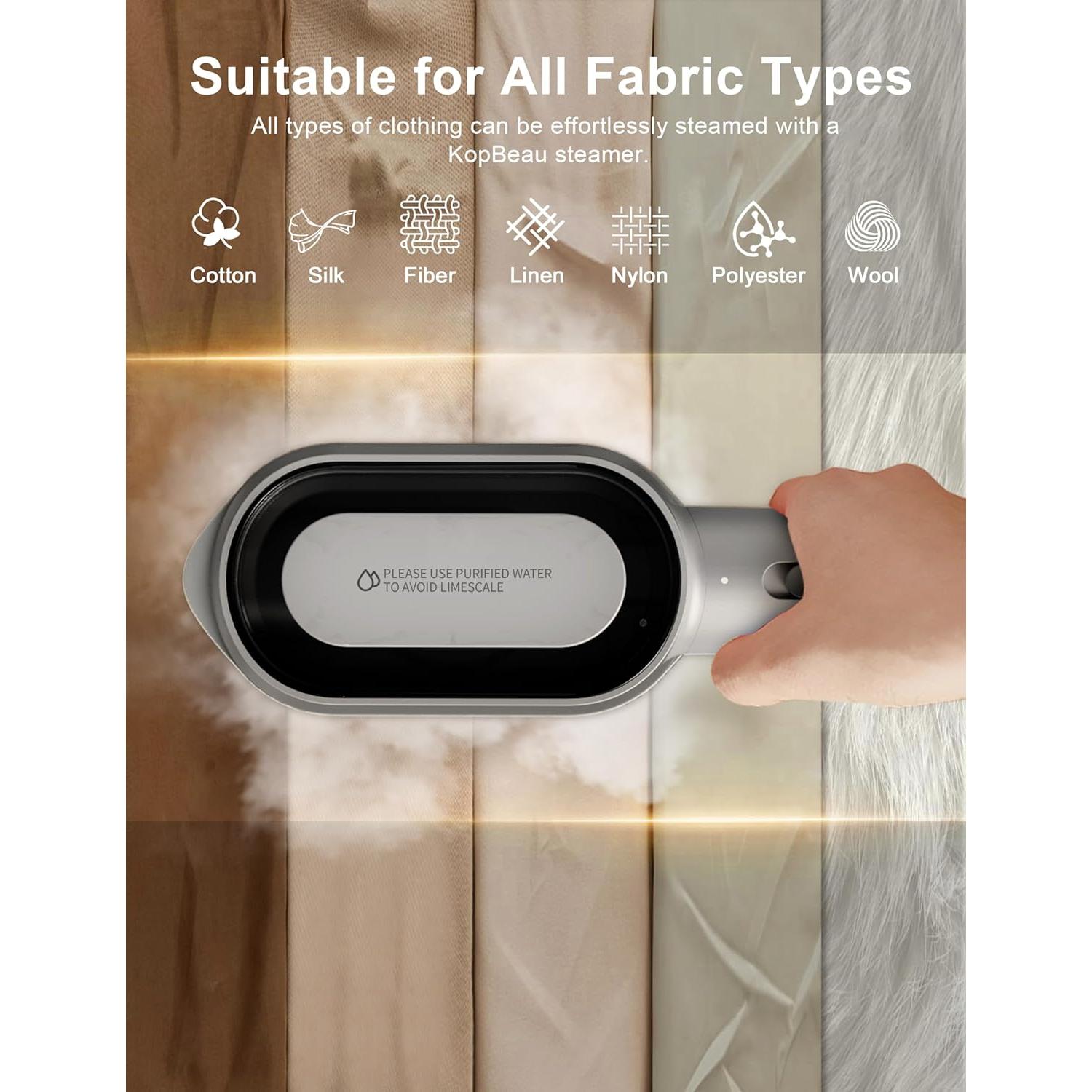 Vaporizador de Ropa KopBeau KW-GT02 1000W 90ml Gris