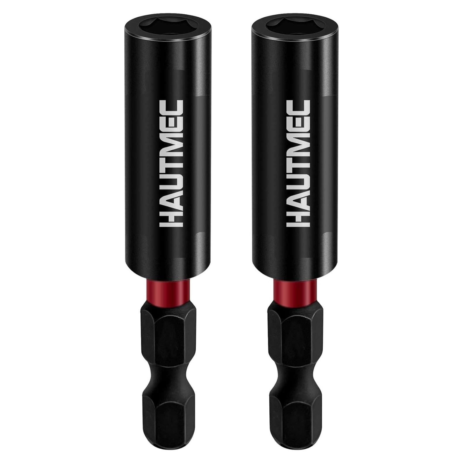 Soporte Magnético de Punta de Impacto HAUTMEC 1/4" - 2 Pcs