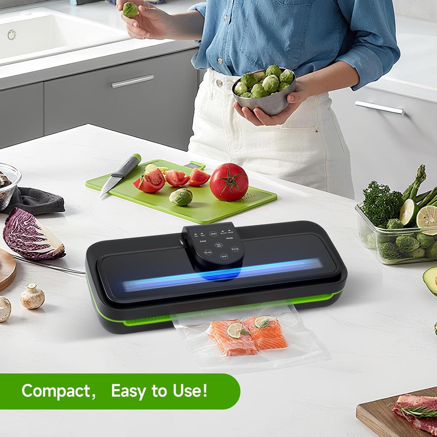 Sellador al Vacío Vixino TS con 40 Bolsas y Manguera 95Kpa