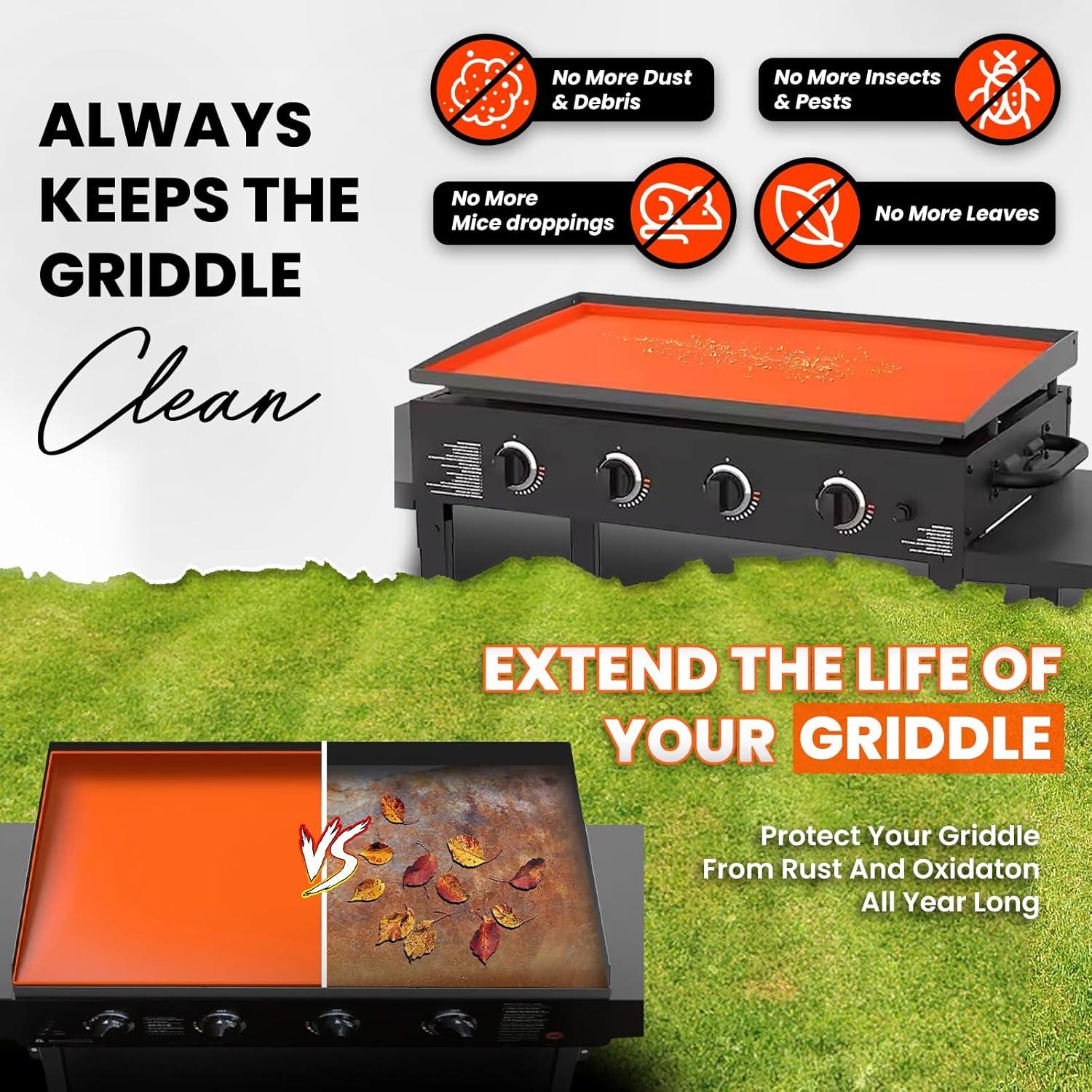 Cubierta de Silicona DusBas para Plancha Blackstone 43x39 cm