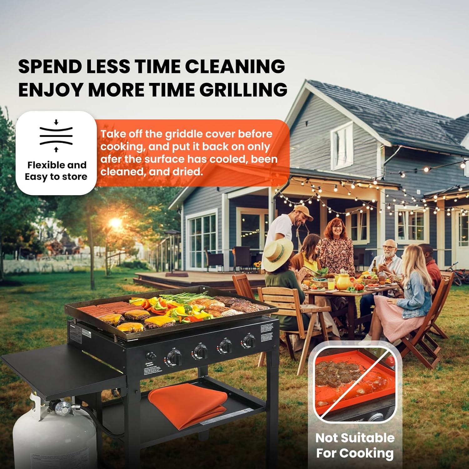 Cubierta de Silicona DusBas para Plancha Blackstone 43x39 cm