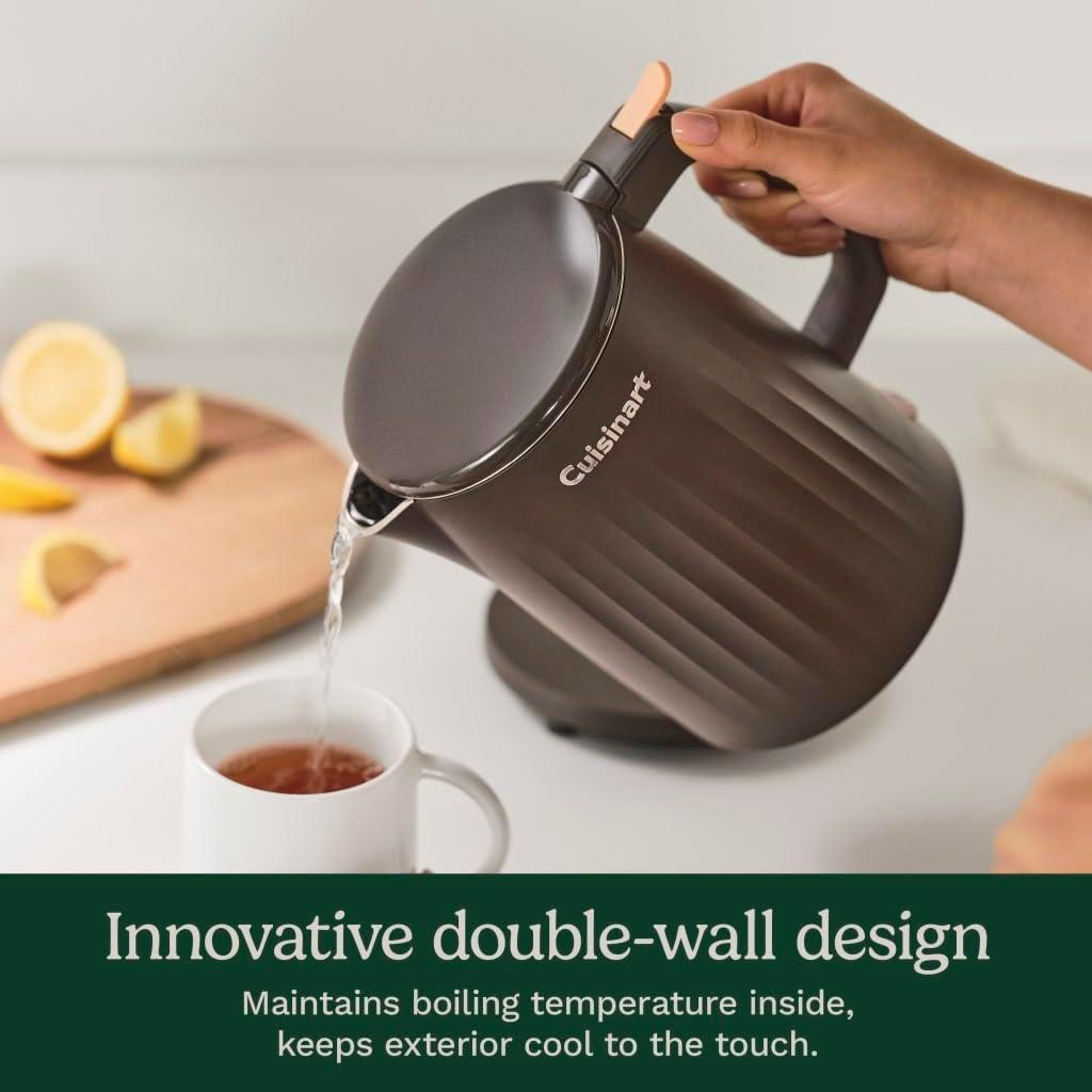 Cafetera eléctrica de pared Cuisinart Soho 1 litro negra