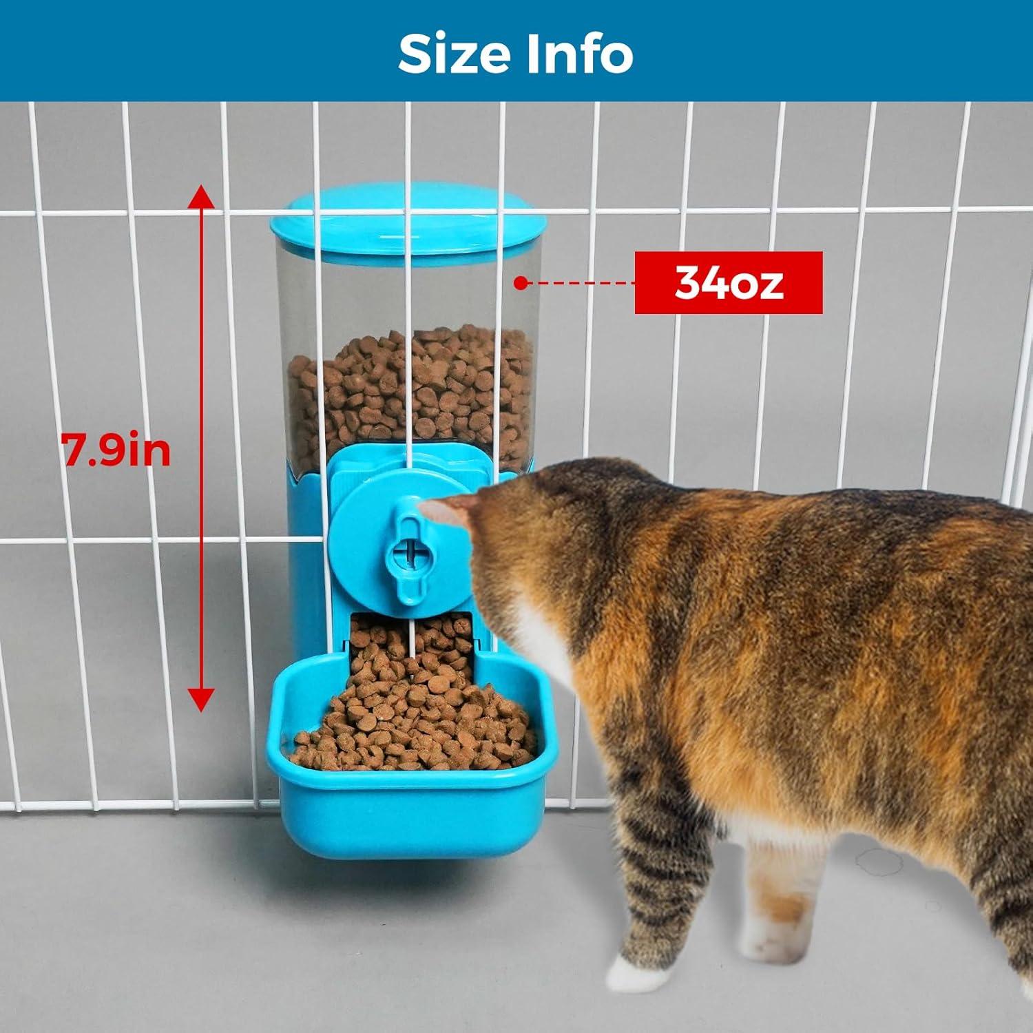 Dispensador Automático de Comida VANNON 35oz para Mascotas Pequeñas