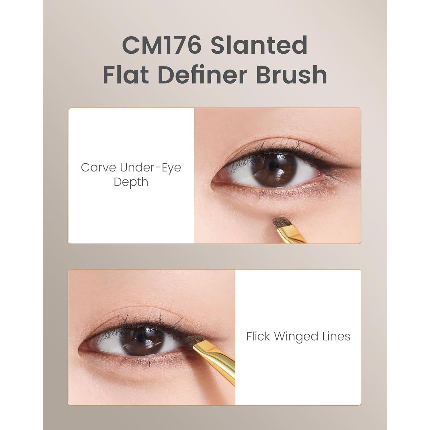 Conjunto de Brochas Aegyo-Sal ROWNYEON - 2 Piezas para Ojos