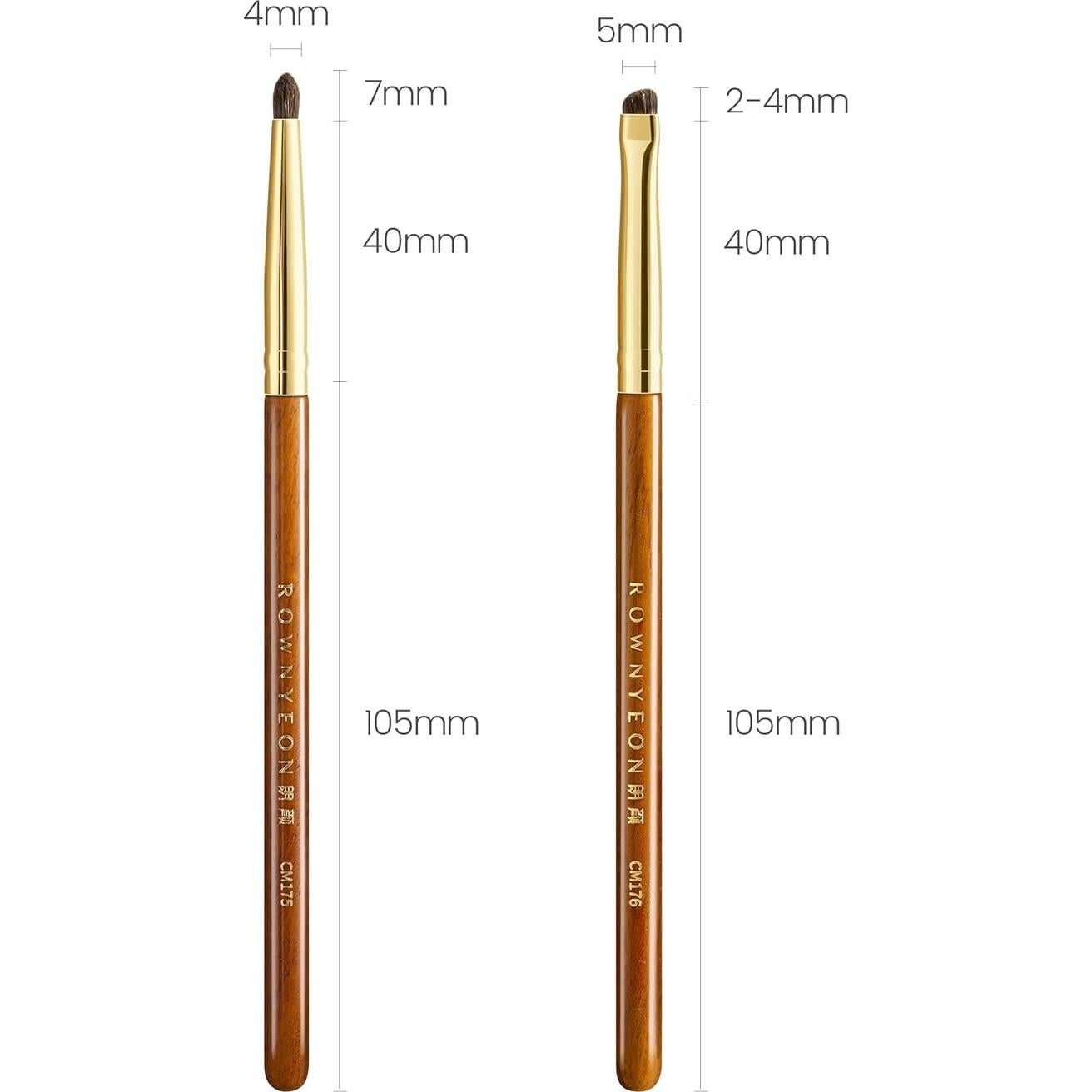 Conjunto de Brochas Aegyo-Sal ROWNYEON - 2 Piezas para Ojos