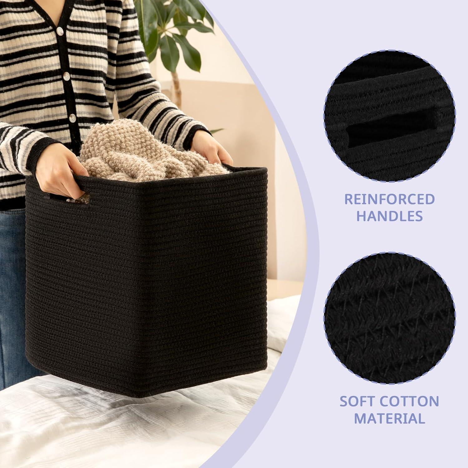 Cestas de Almacenamiento OIAHOMY 33x33 cm Plegables - 2 Piezas