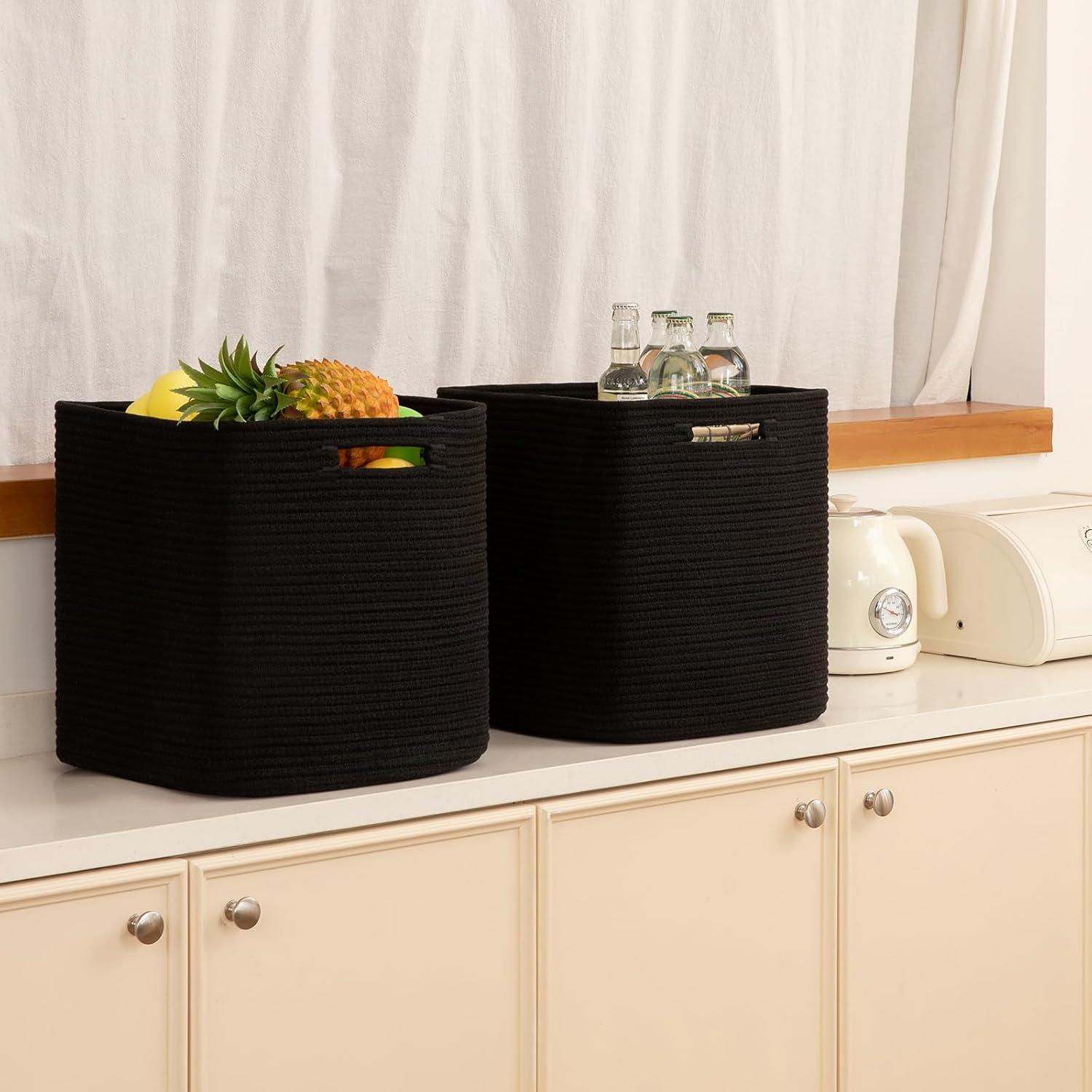 Cestas de Almacenamiento OIAHOMY 33x33 cm Plegables - 2 Piezas