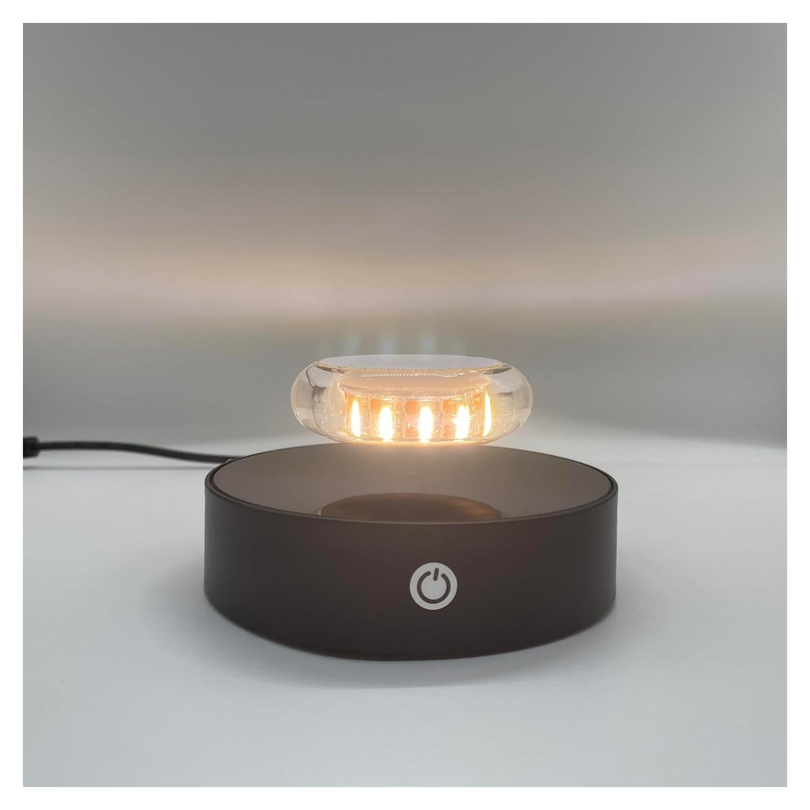 Soporte Flotante Magnético LUNARLIGHT con LED 360° - Negro