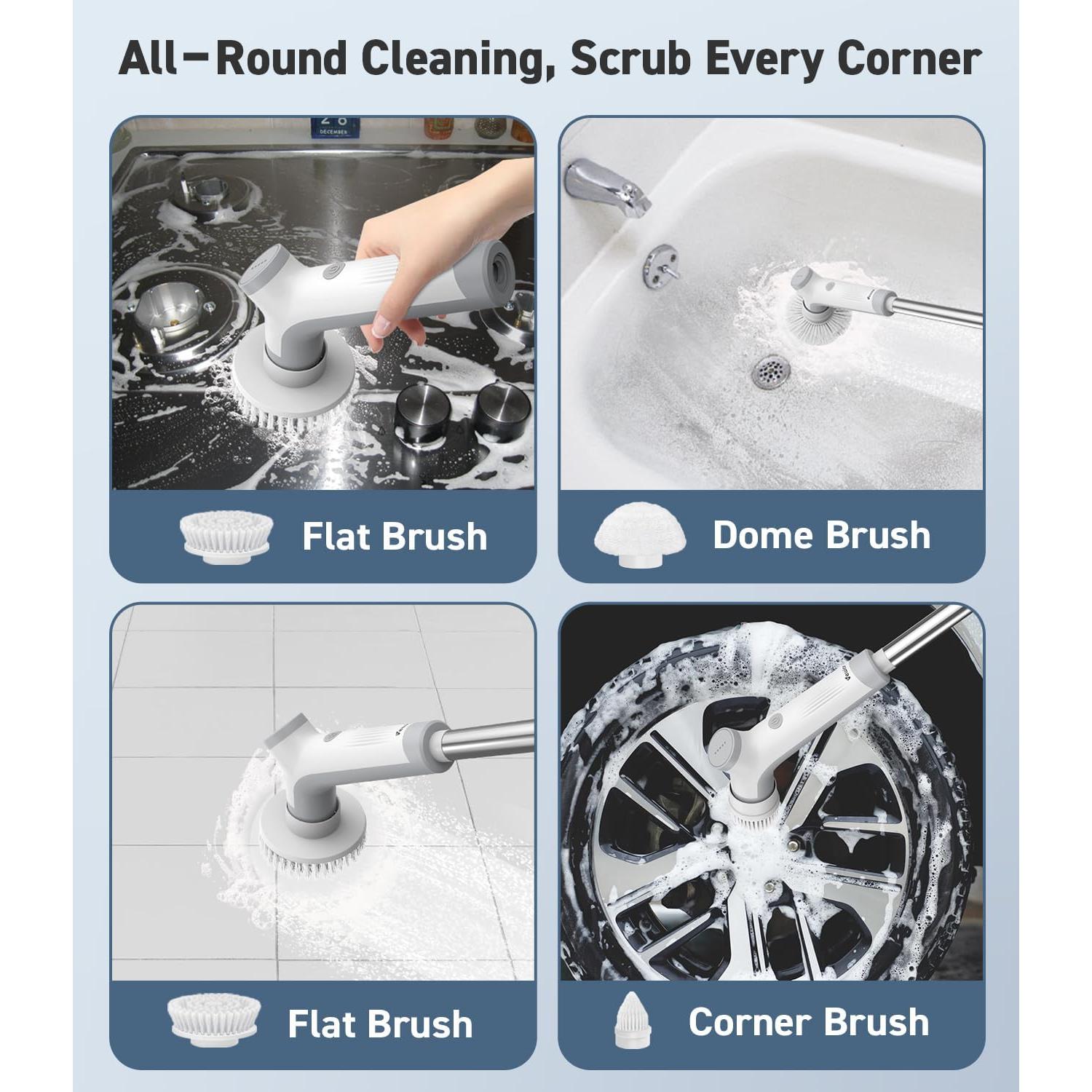 Cepillo Eléctrico Giratorio VEWIOR EC02 Inalámbrico 2 Velocidades