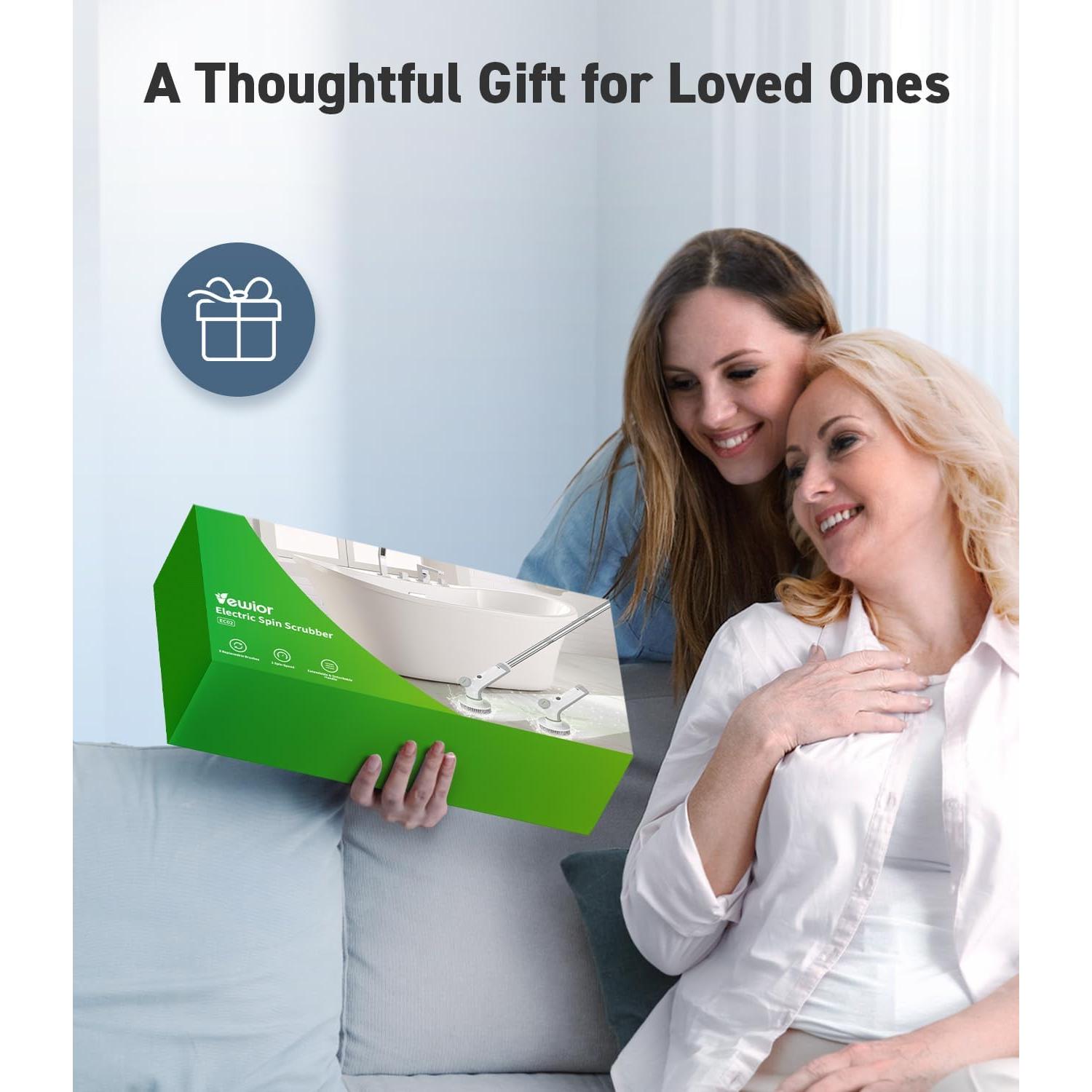 Cepillo Eléctrico Giratorio VEWIOR EC02 Inalámbrico 2 Velocidades