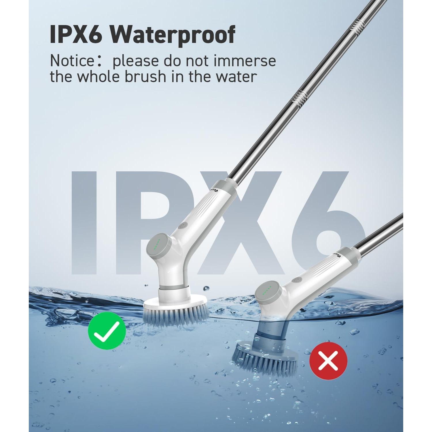 Cepillo Eléctrico Giratorio VEWIOR EC02 Inalámbrico 2 Velocidades