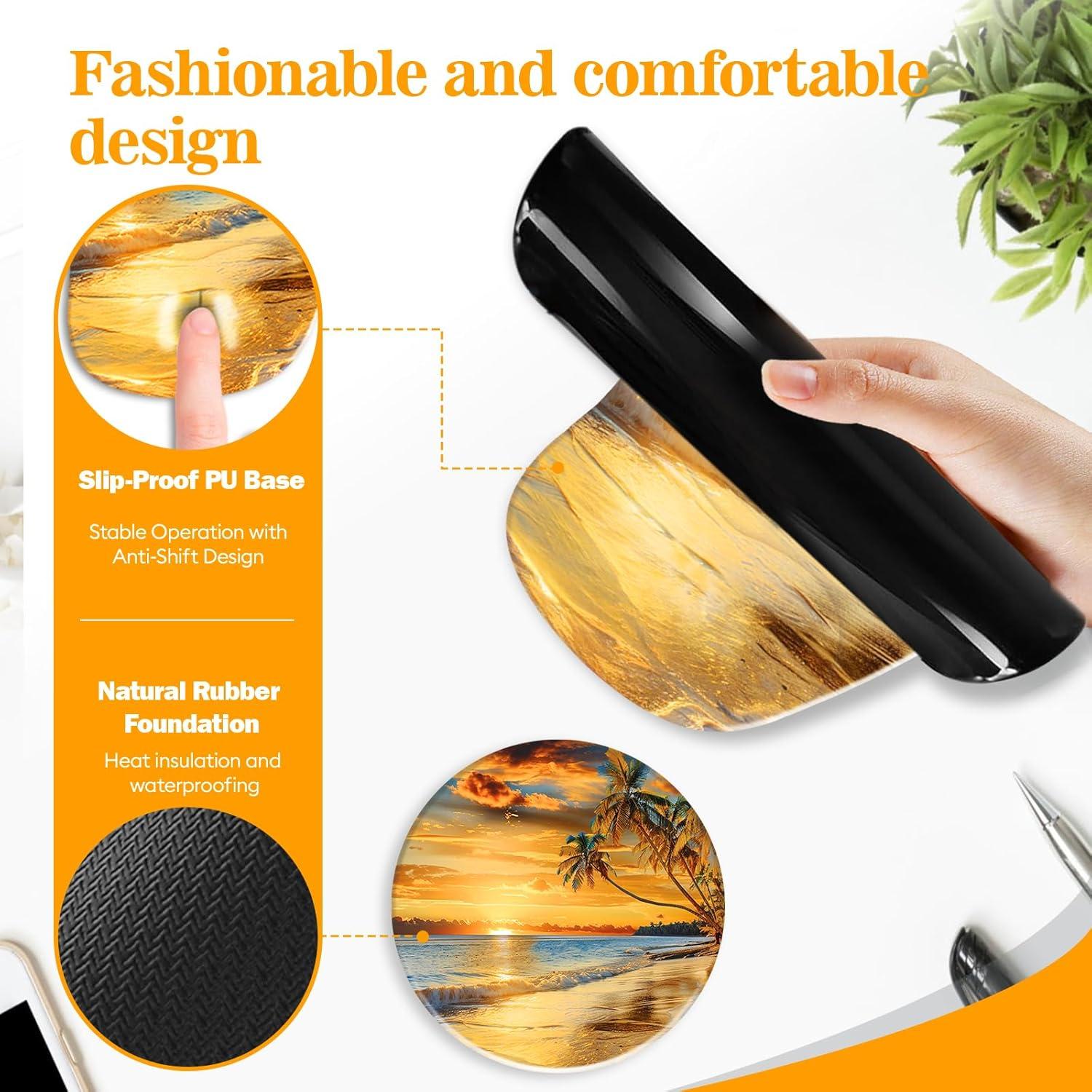 Alfombrilla de Ratón Ergonómica Zokifab con Reposamuñecas Gel