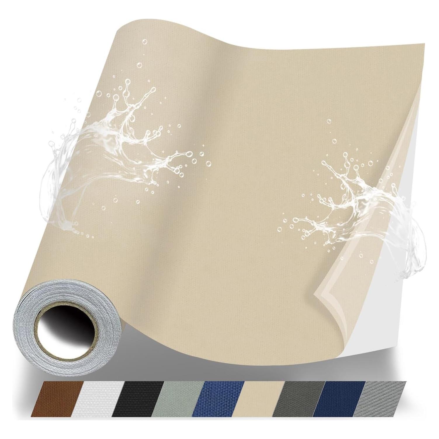 Parche Autoadhesivo de Lona Beige Lifeshoon 8.9x200.7 cm