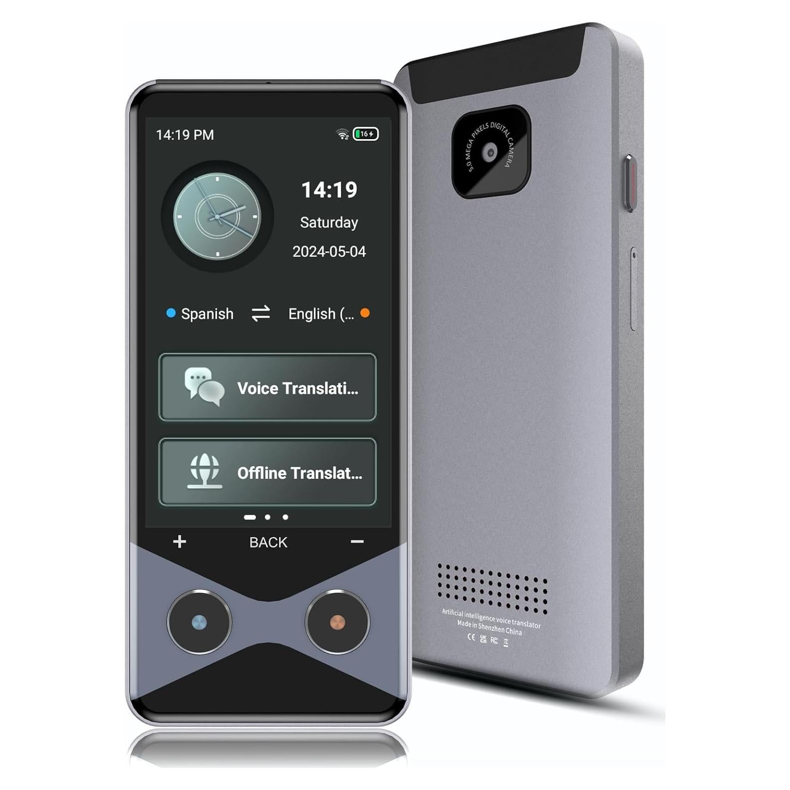Traductor de Idiomas SKARA 4G con SIM y Traducción Offline