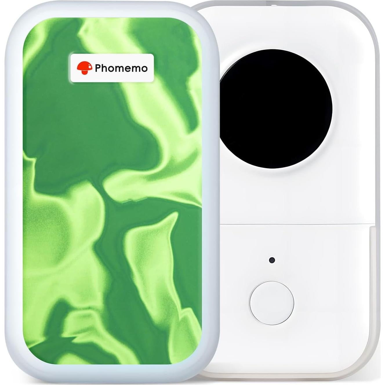 Funda de Silicona Verde Arrugada para Etiquetadora Phomemo D30