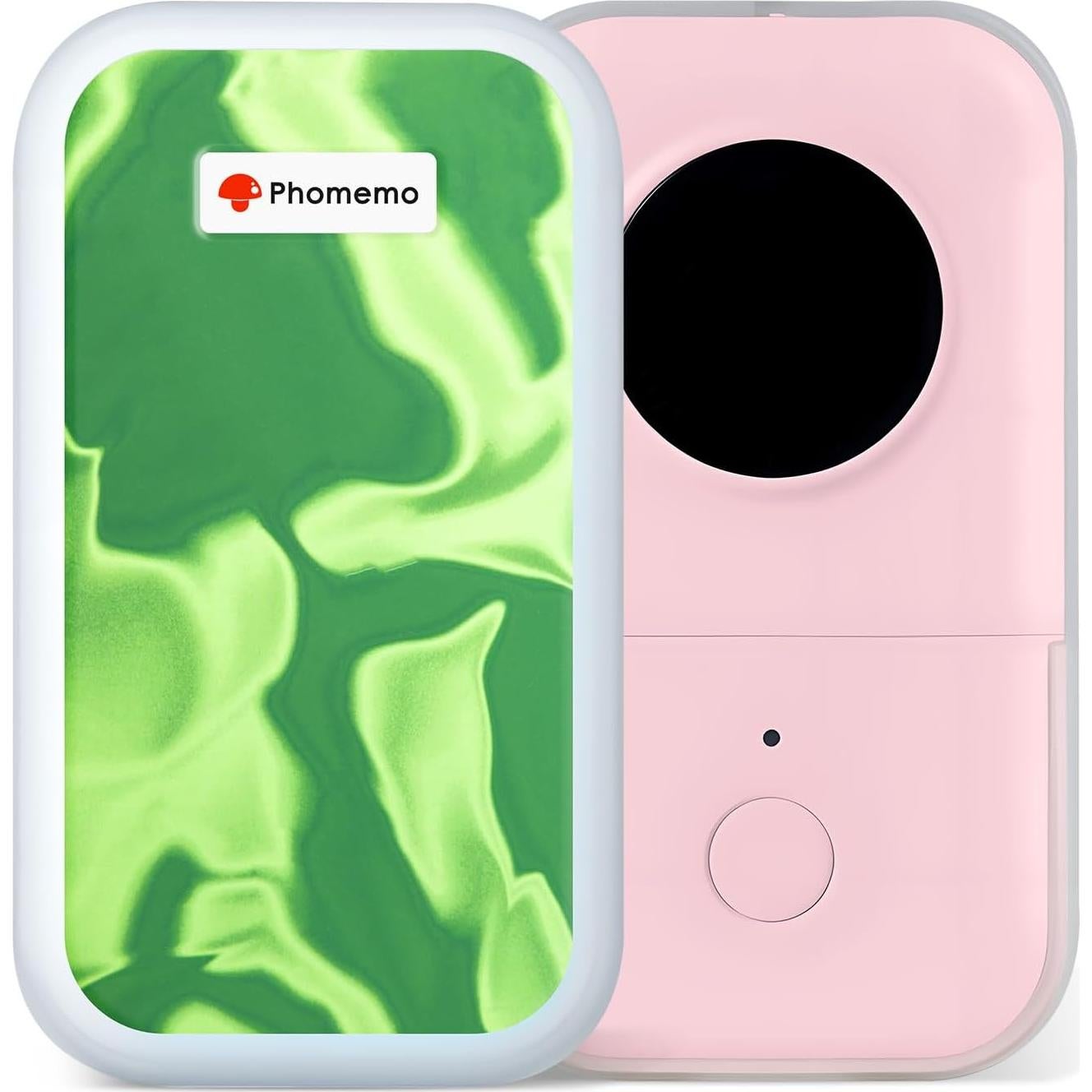 Funda de Silicona Verde Arrugada para Etiquetadora Phomemo D30