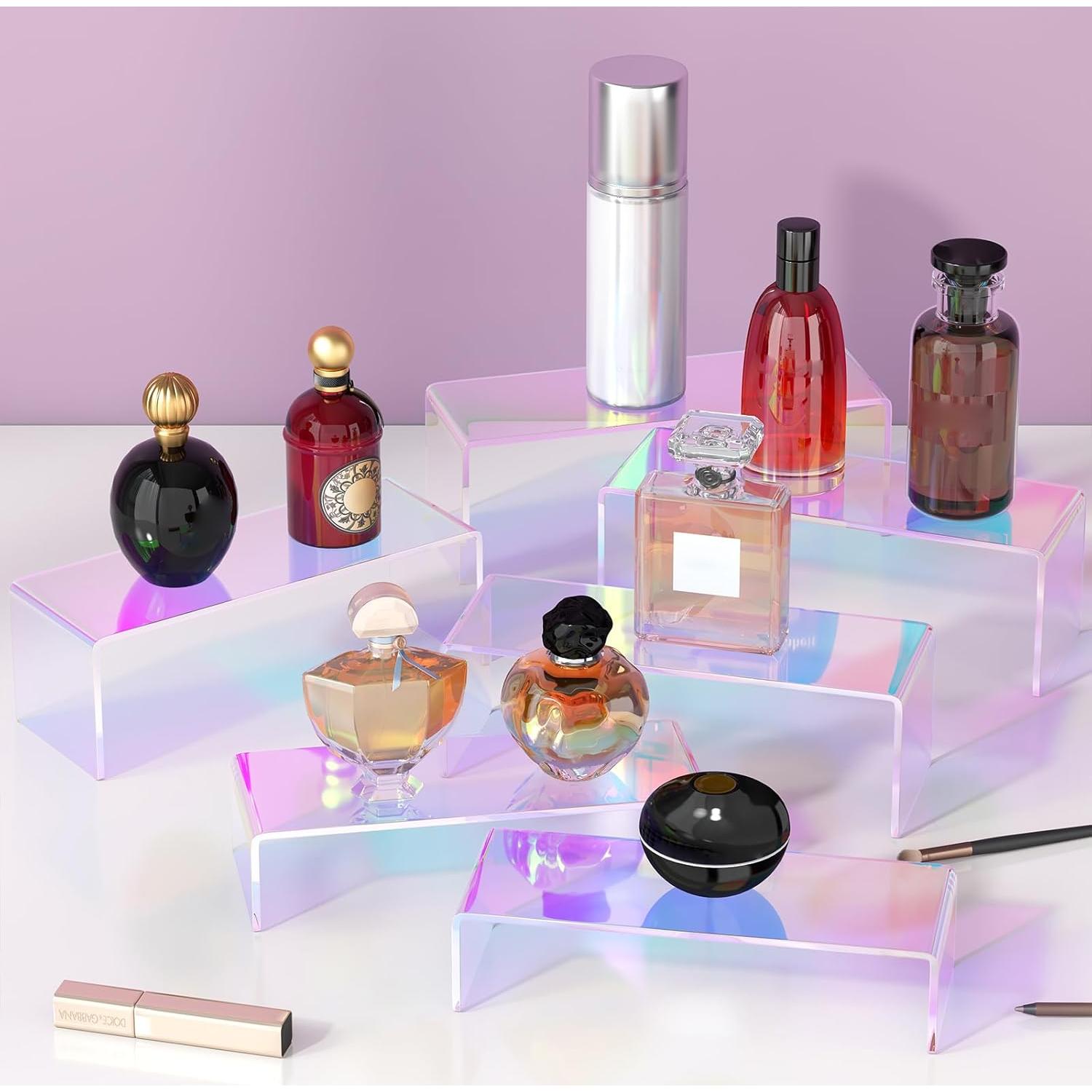 Soportes Acrílicos Iridiscentes HAOWUJIN 6 Pcs 14x7.6 cm