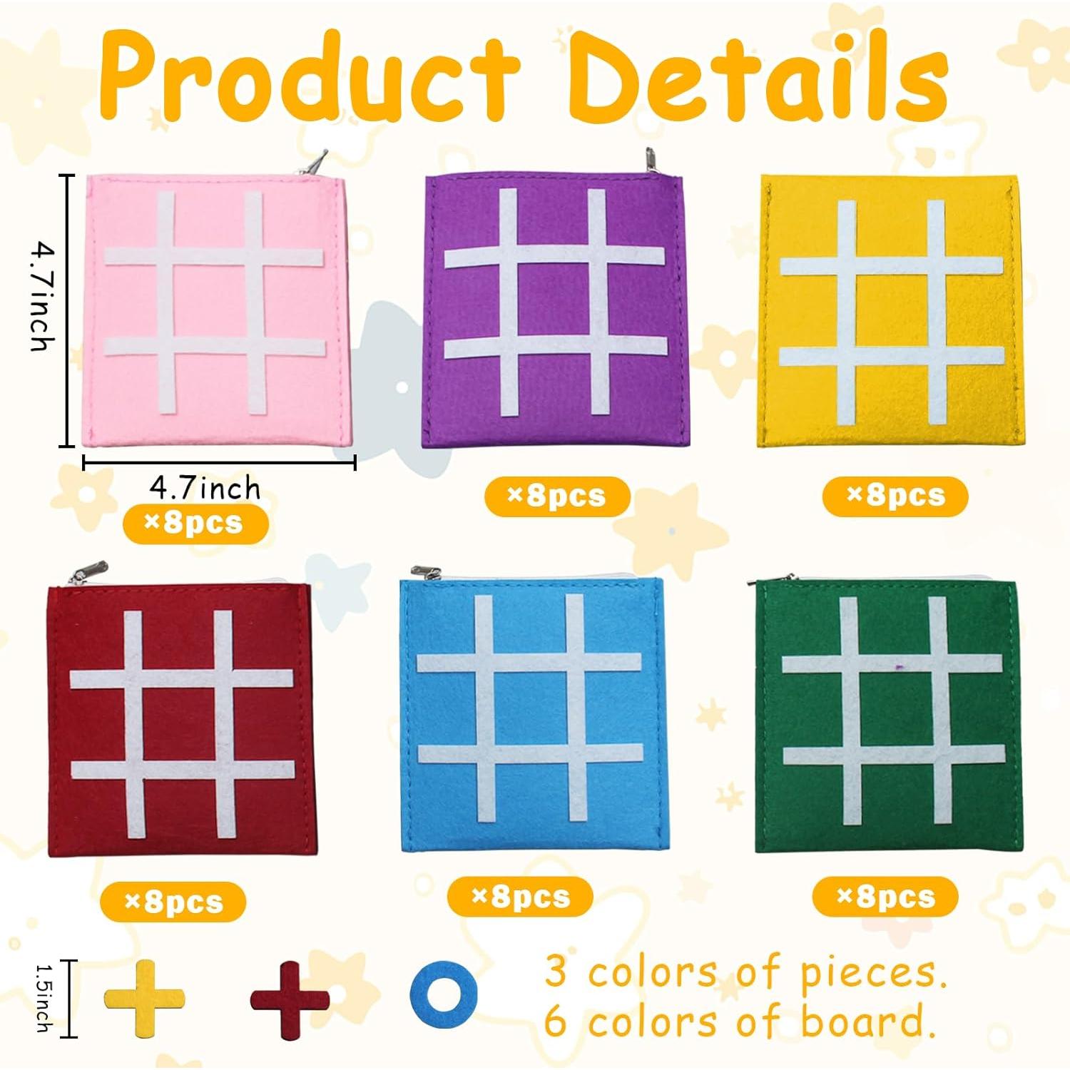 Juego de mesa Tic Tac Toe 48 PCS Lizardsl - 12.7 cm x 12.7 cm