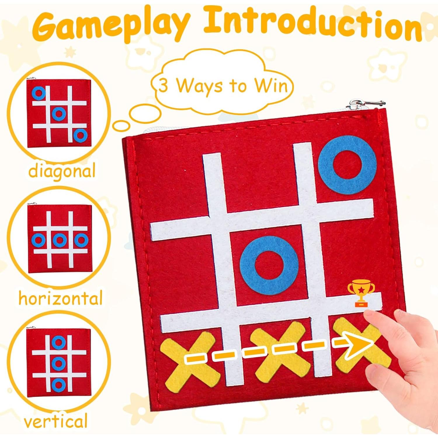 Juego de mesa Tic Tac Toe 48 PCS Lizardsl - 12.7 cm x 12.7 cm