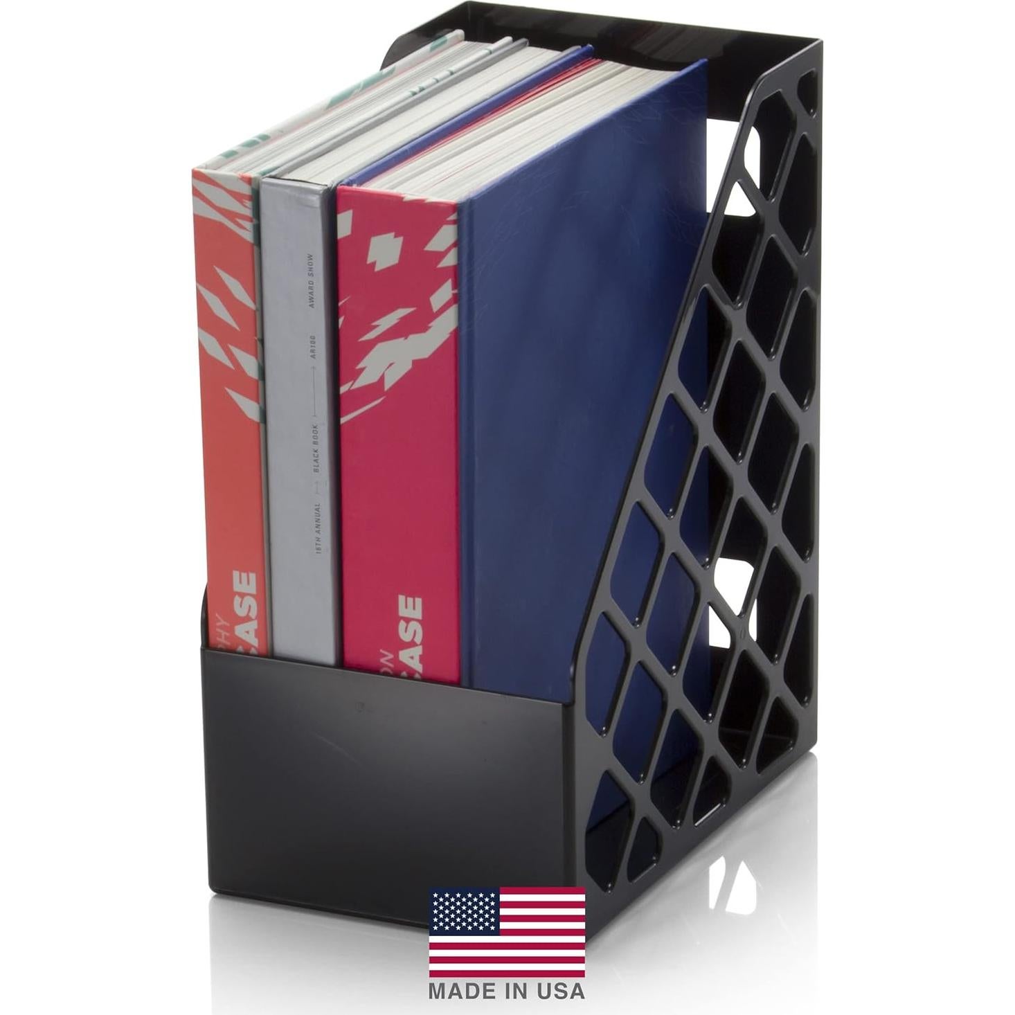 Archivo de Revistas Officemate Negro 6 Unidades 30.5x38.1x12.7 cm