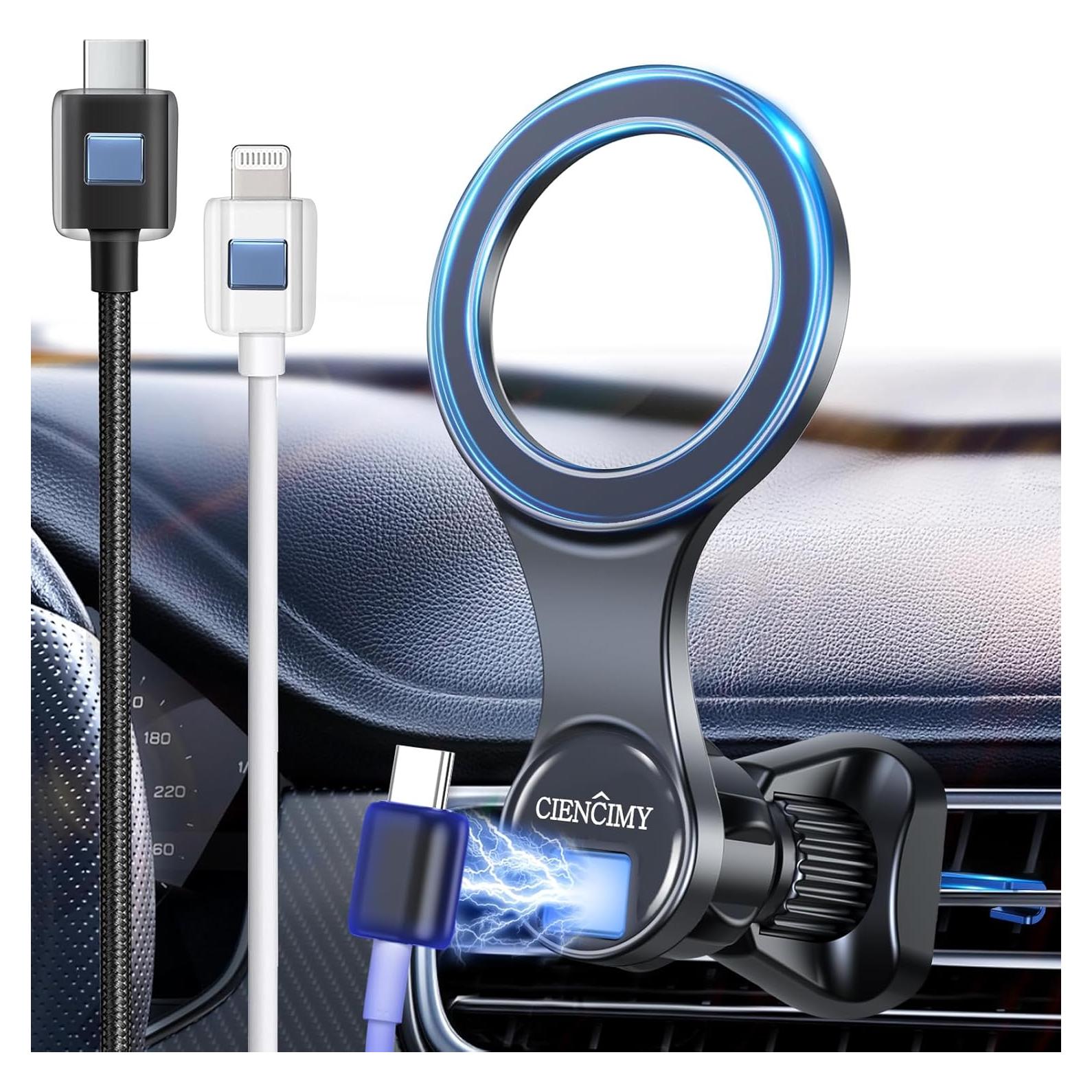 Soporte para Coche Magnético Ciencimy CM30 Negro Ajustable